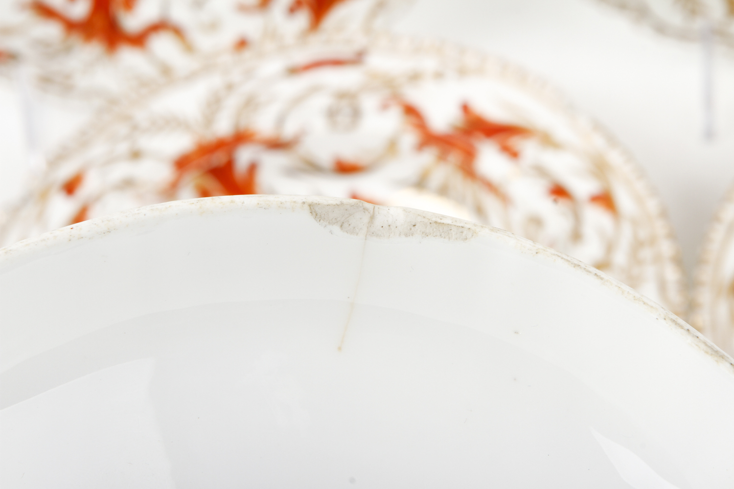 Antique English China with Japonesque Decoration