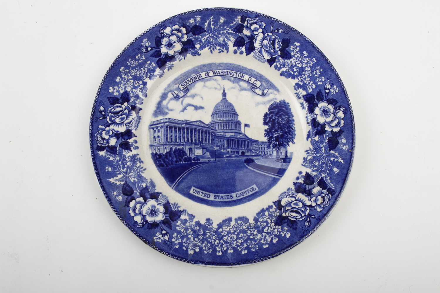 Collection of Flow Blue China Plates