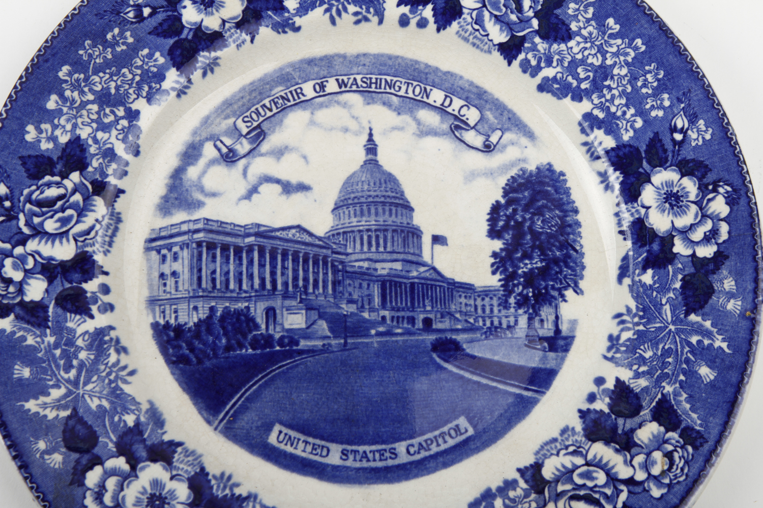 Collection of Flow Blue China Plates