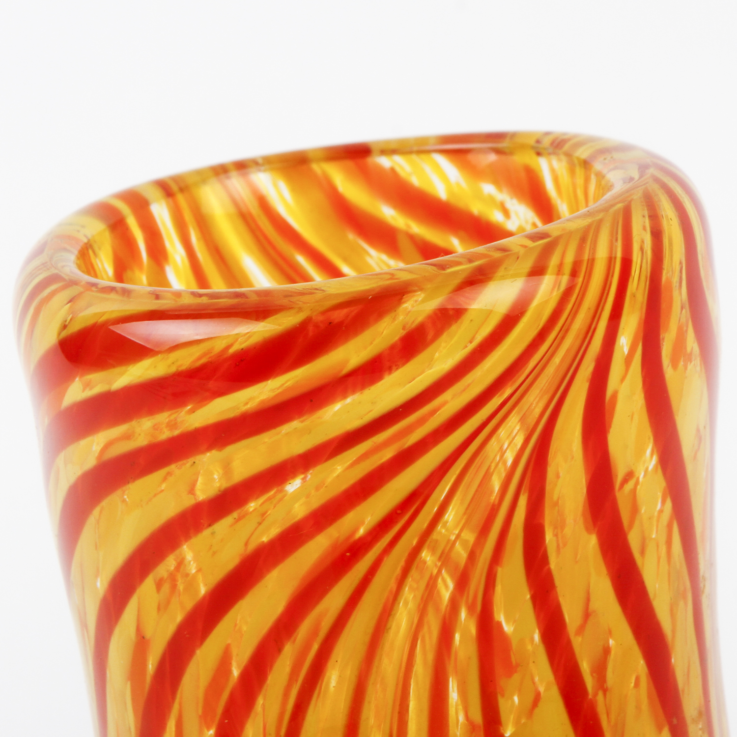 Art Glass "Boot" Vase