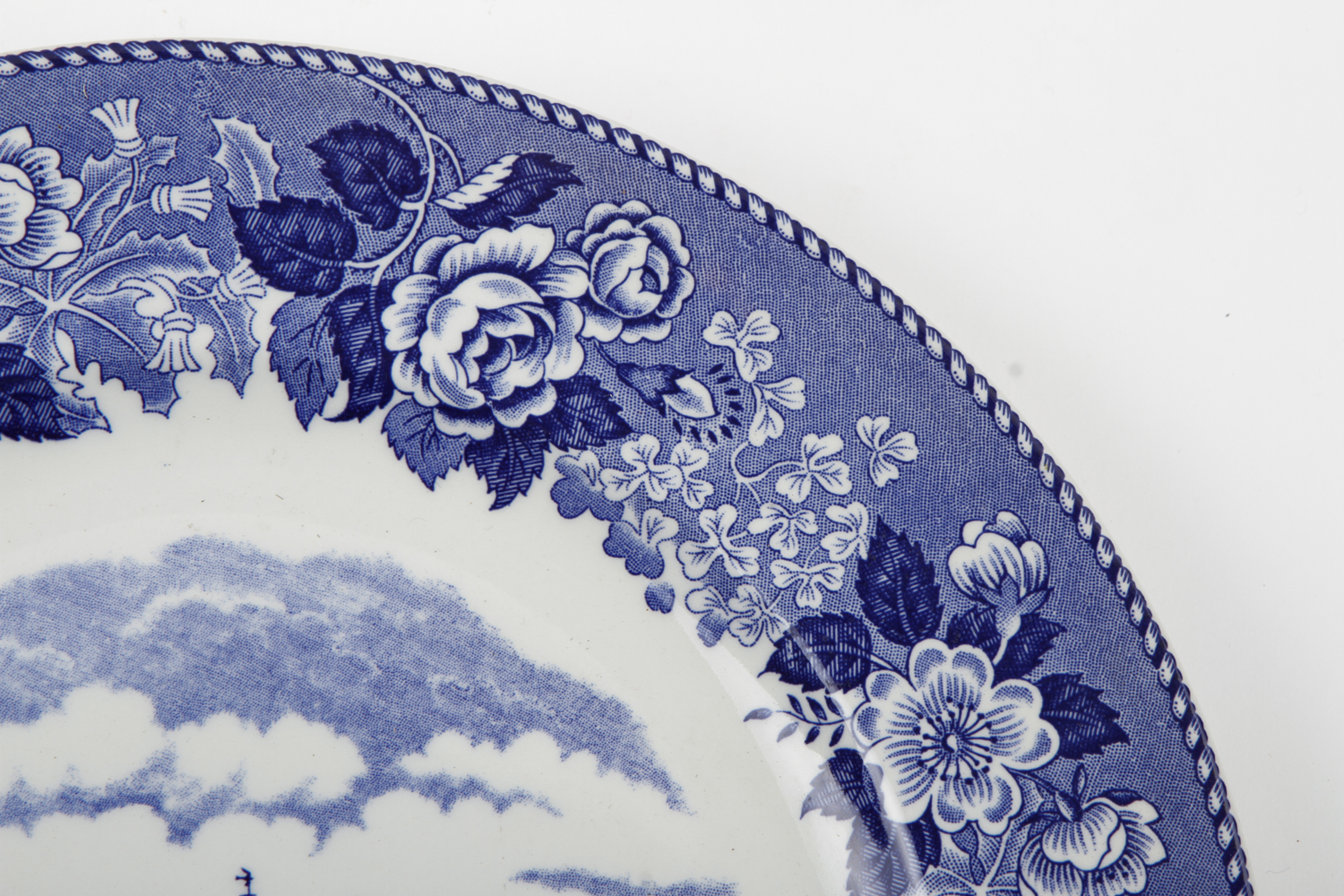 Collection of Flow Blue China Plates