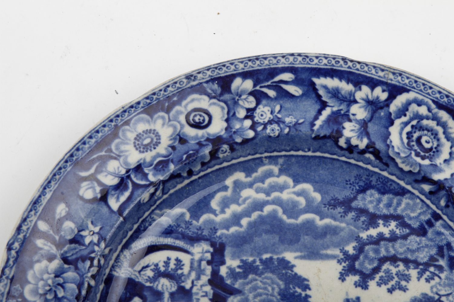 Collection of Flow Blue China Plates