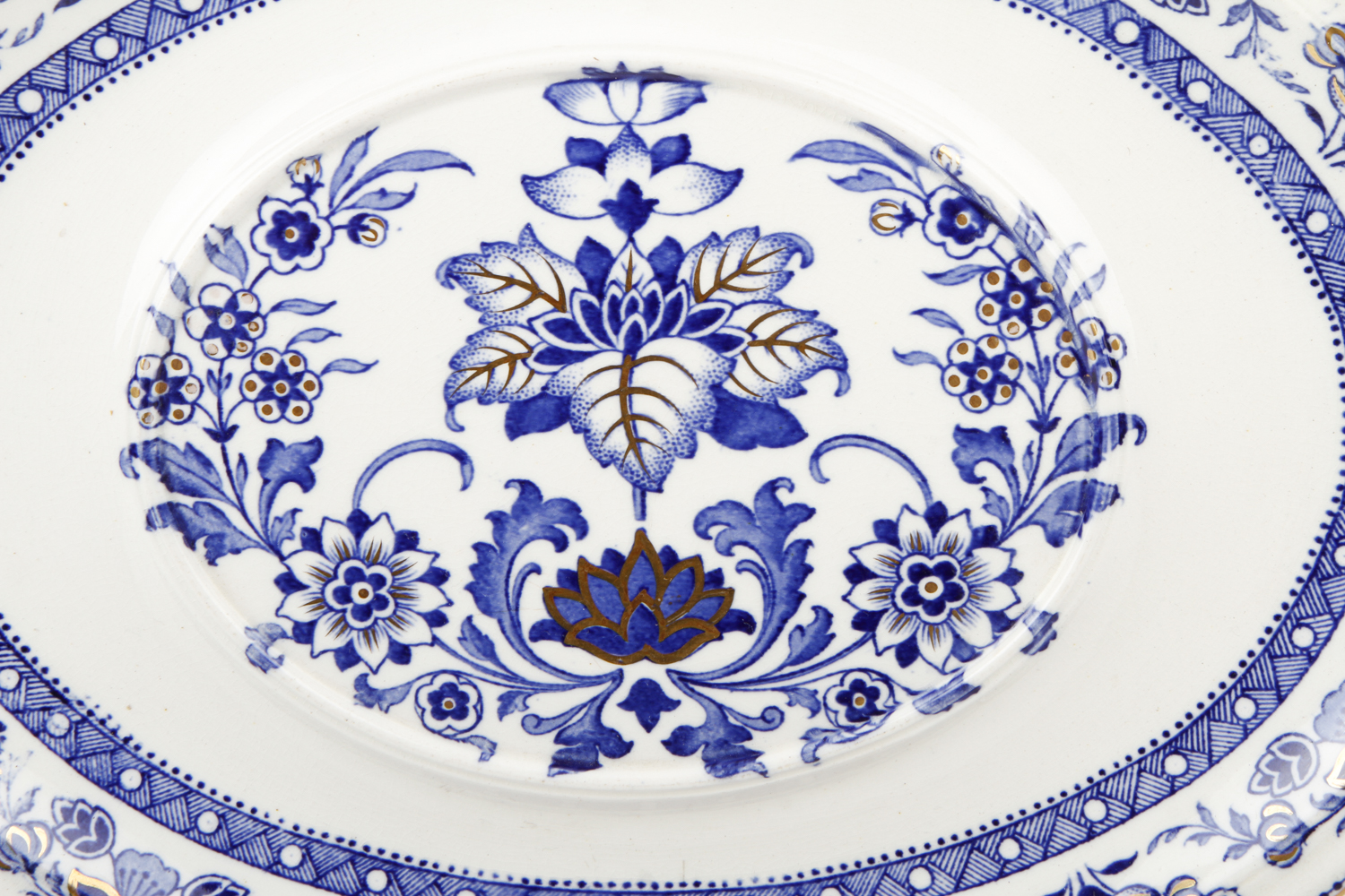 Collection of Flow Blue China Plates