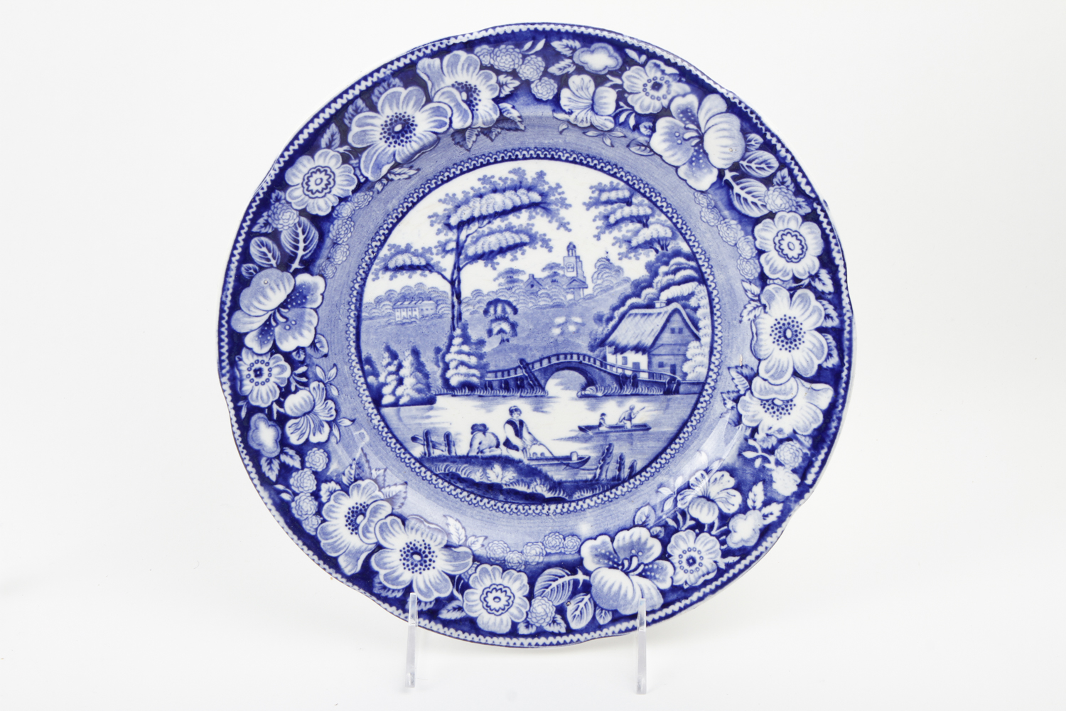 Collection of Flow Blue China Plates