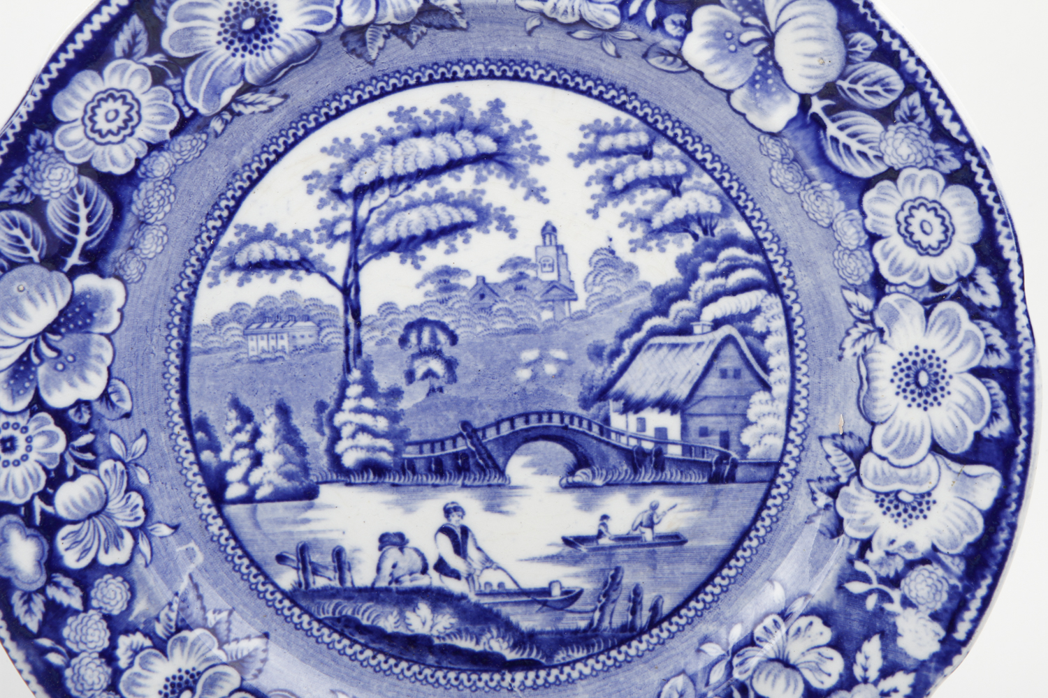 Collection of Flow Blue China Plates