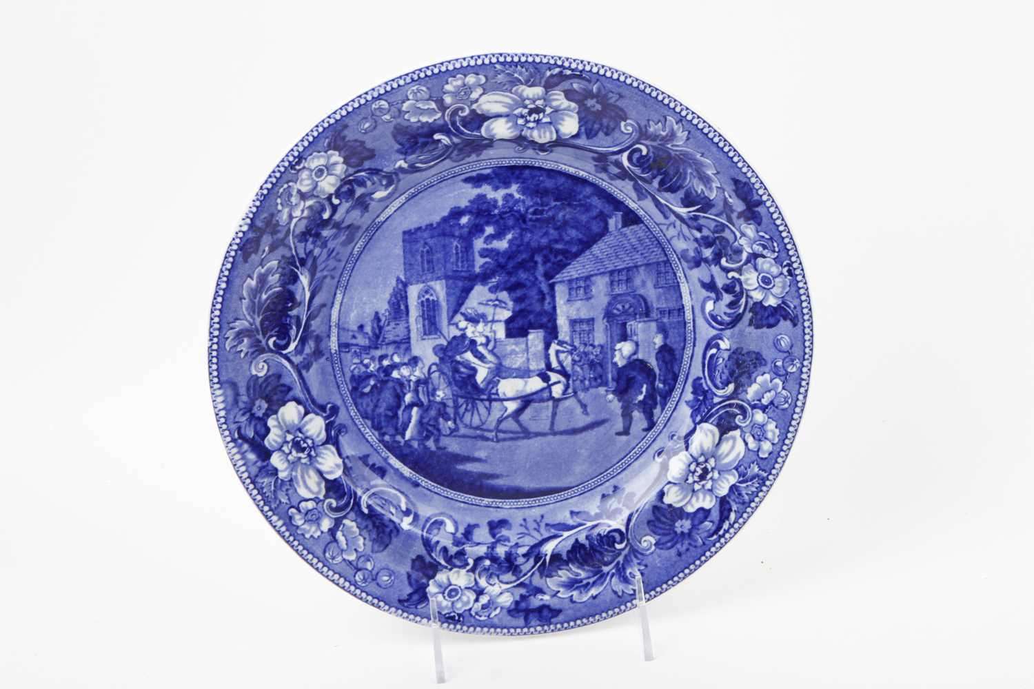 Collection of Flow Blue China Plates