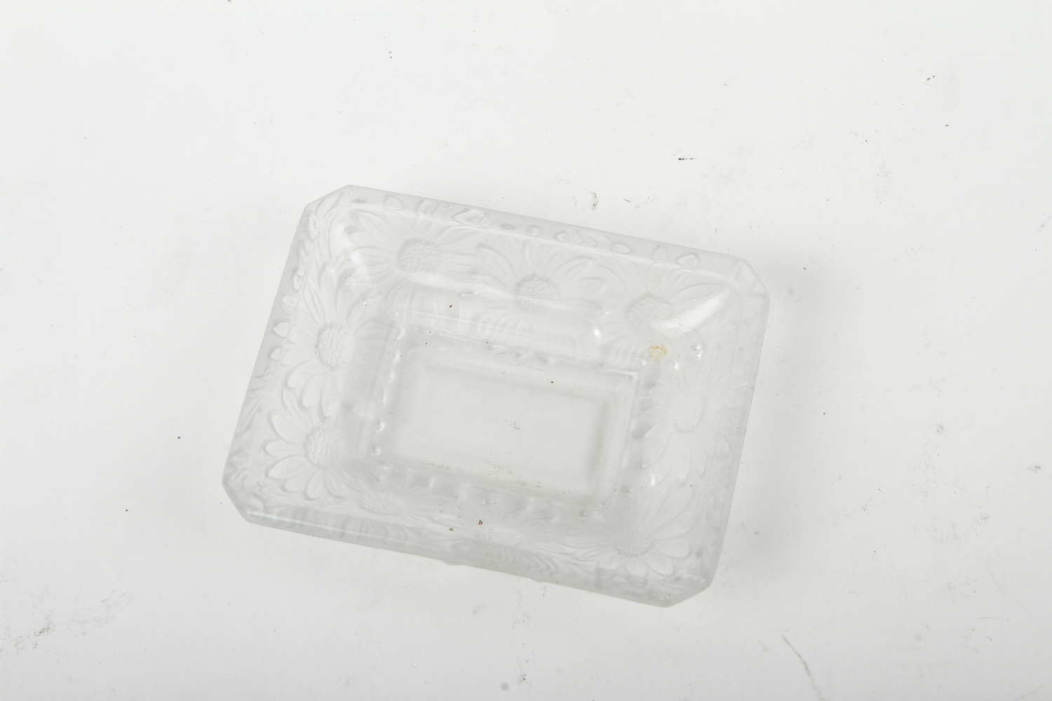 Lalique Style Matchbook Holder and Tray