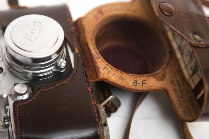 Circa 1951 Leica IIIf Wetzlar Camera and Leather Case