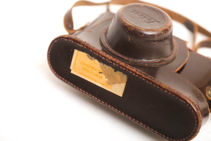 Circa 1951 Leica IIIf Wetzlar Camera and Leather Case