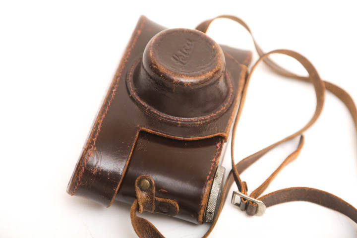 Circa 1951 Leica IIIf Wetzlar Camera and Leather Case