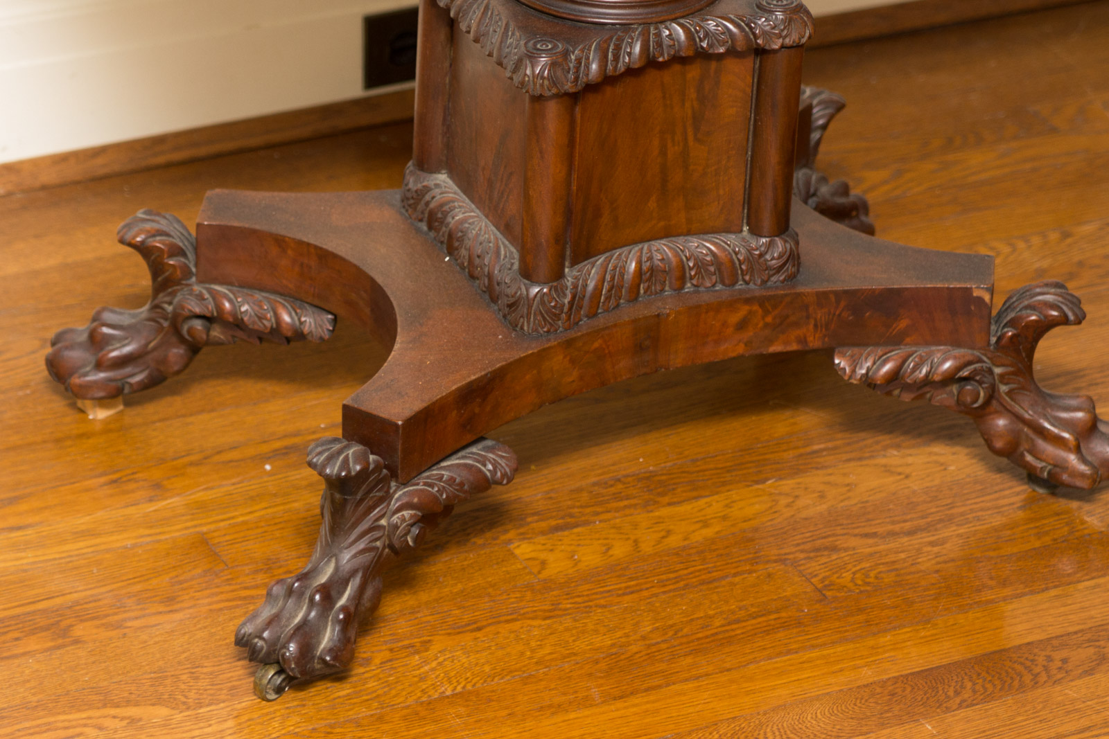 Antique Empire Style Flip-Top Game Table