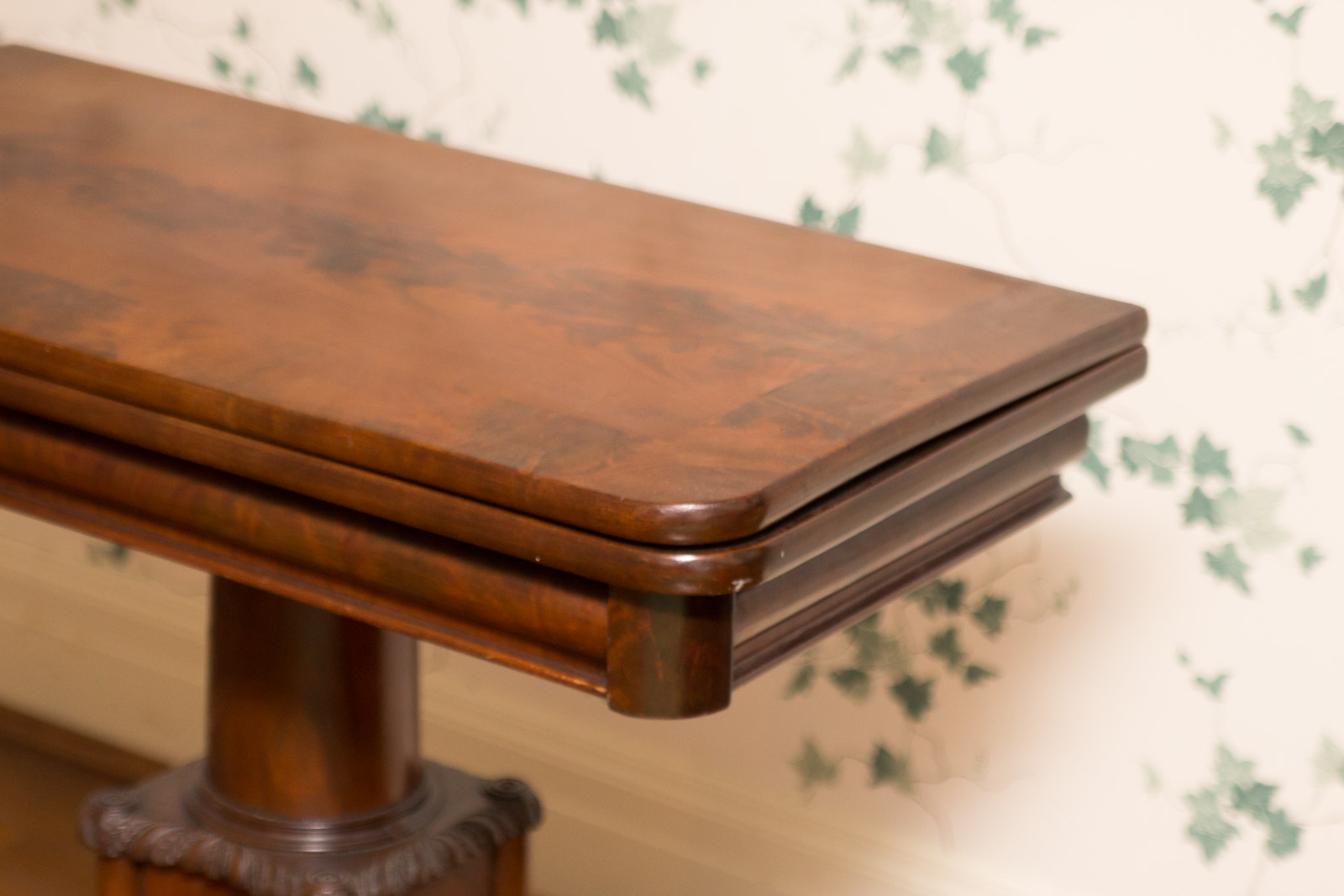 Antique Empire Style Flip-Top Game Table
