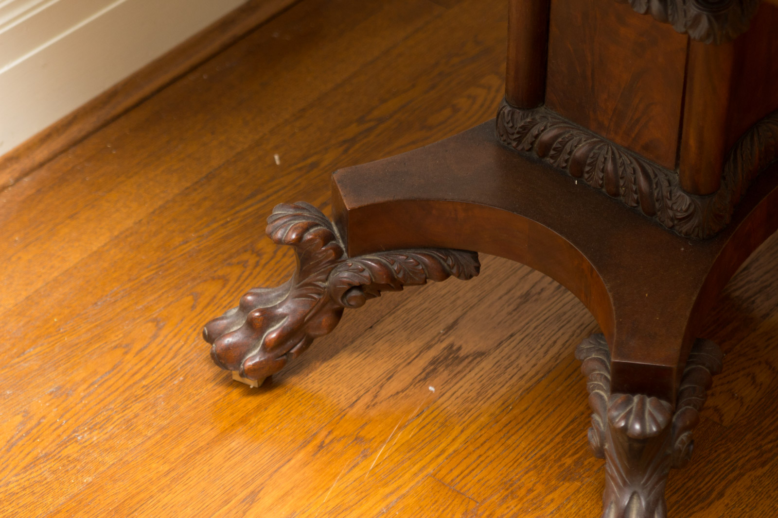 Antique Empire Style Flip-Top Game Table