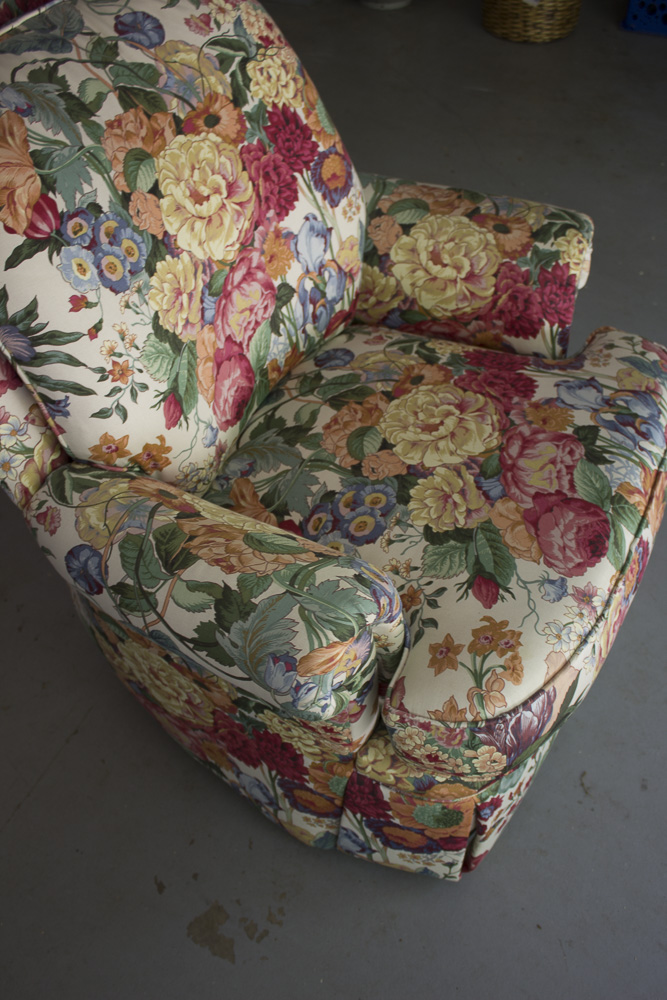 Jessica Charles Floral Patterned Armchair