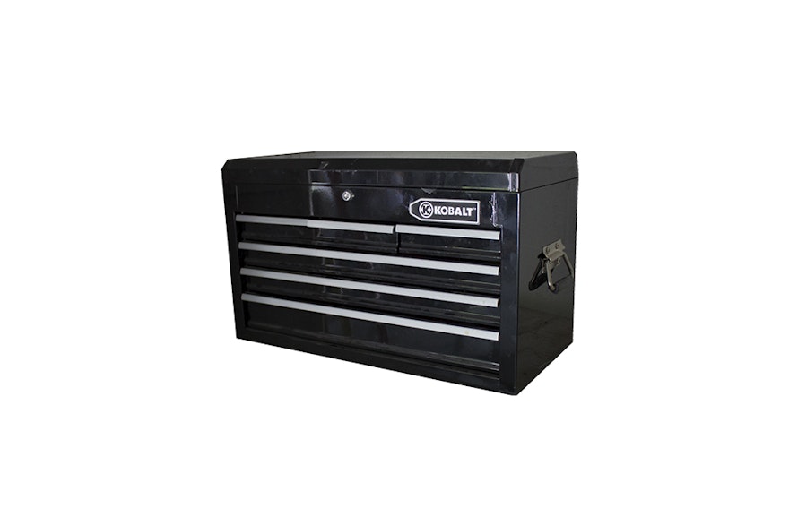 Kobalt Tool Chest With Assorted Tools and Supplies
