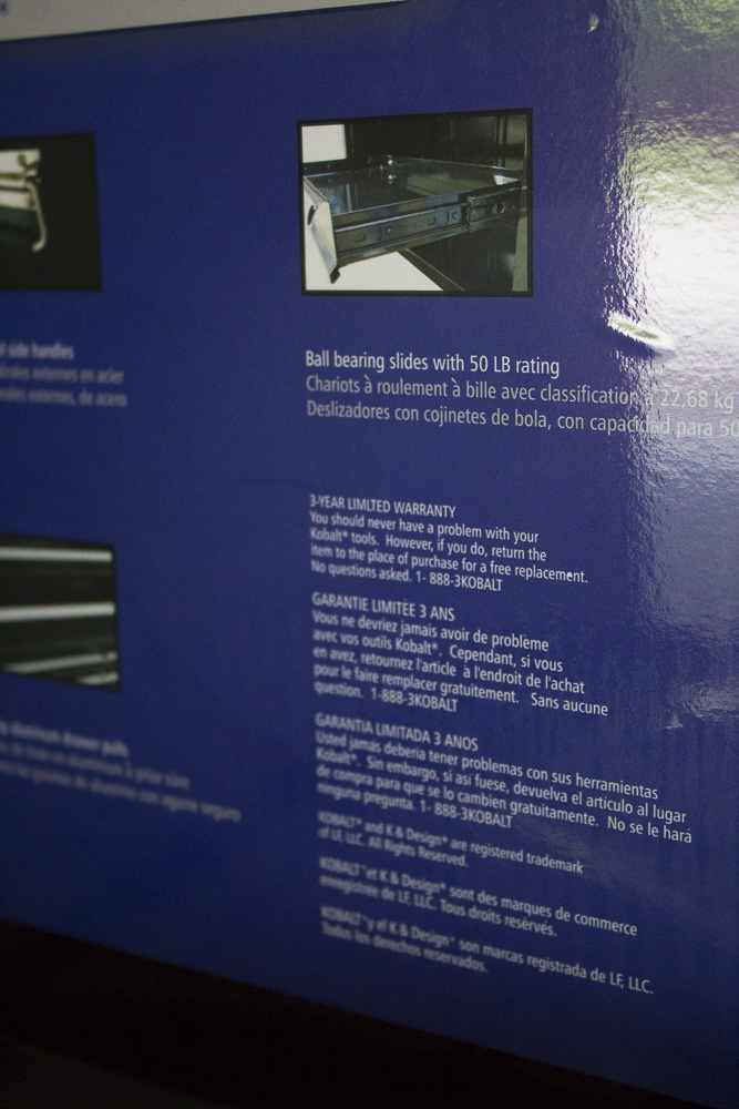 Kobalt Tool Chest With Assorted Tools and Supplies