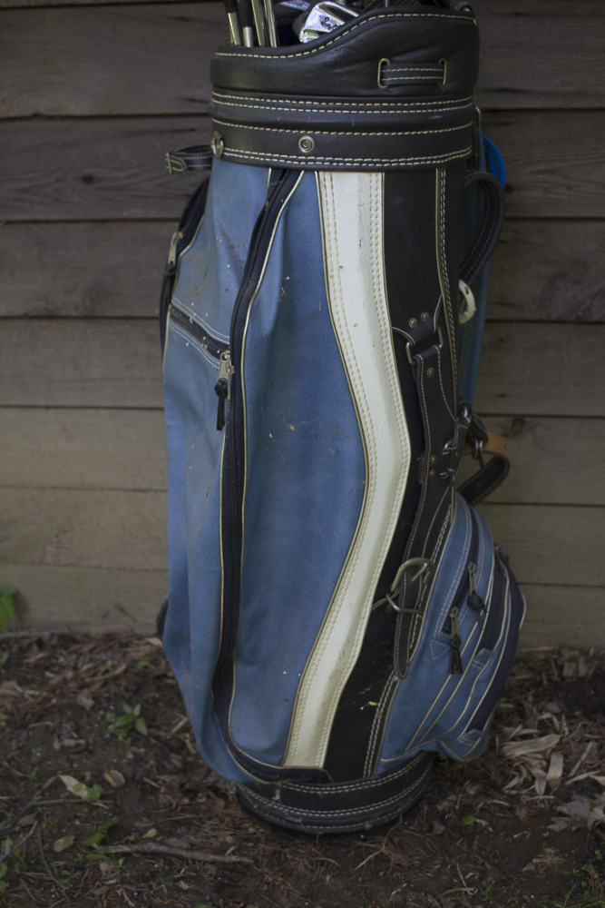 Spalding, Titlelist, and Wilson Golf Clubs and Golf Bag