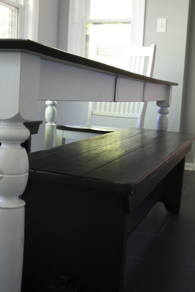 Canadel Farmhouse Style Dining Table with Benches and Chairs