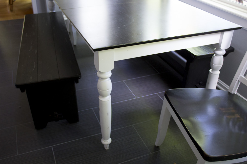 Canadel Farmhouse Style Dining Table with Benches and Chairs