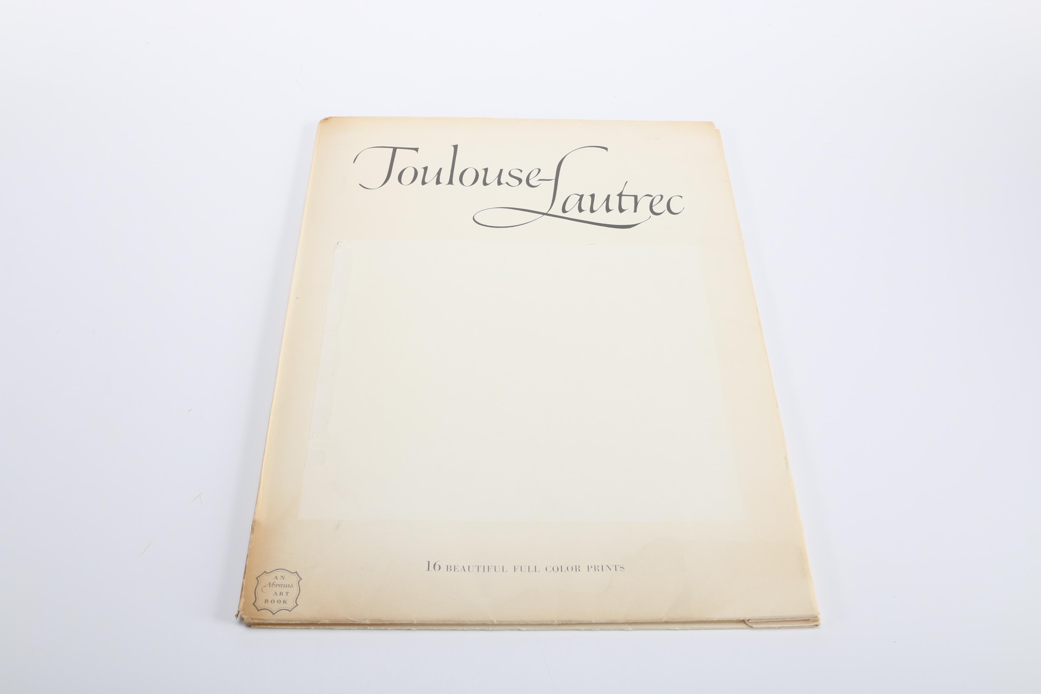 1950s Art Books "Toulouse-Lautrec" and "Women As Seen By Degas"