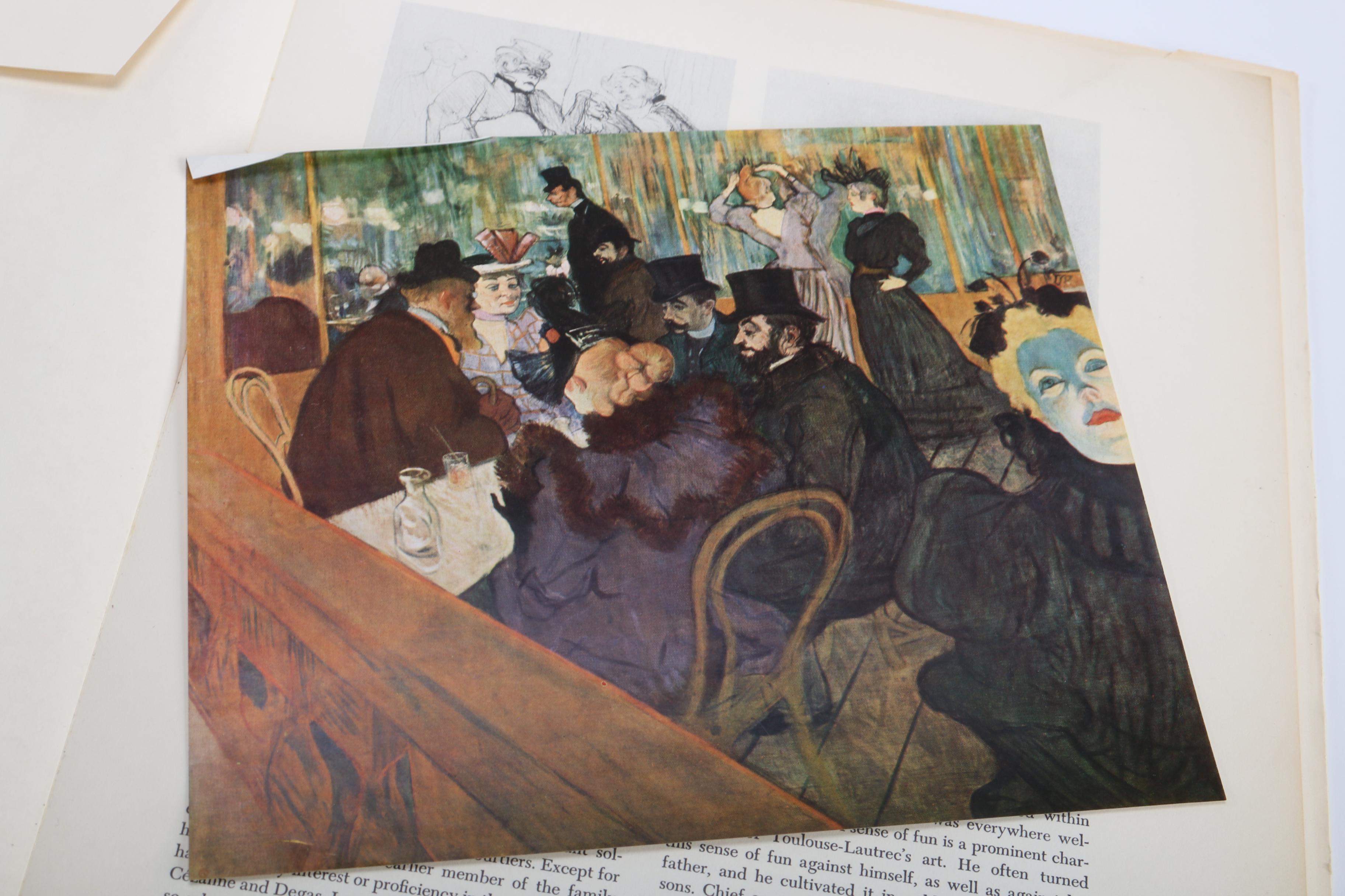 1950s Art Books "Toulouse-Lautrec" and "Women As Seen By Degas"