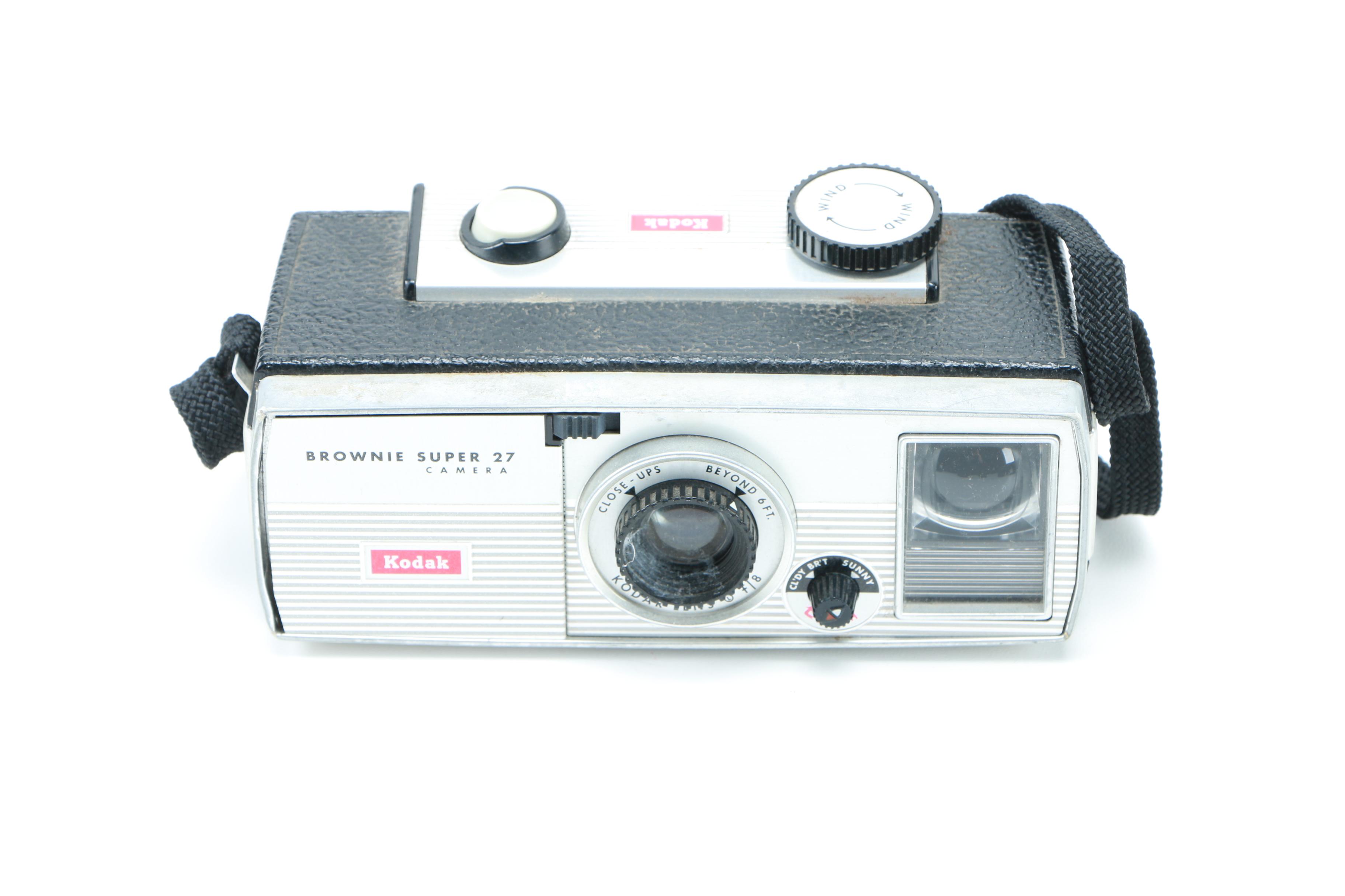 Vintage Cameras and Accessories Including Pentax Auto 110 Miniature SLR