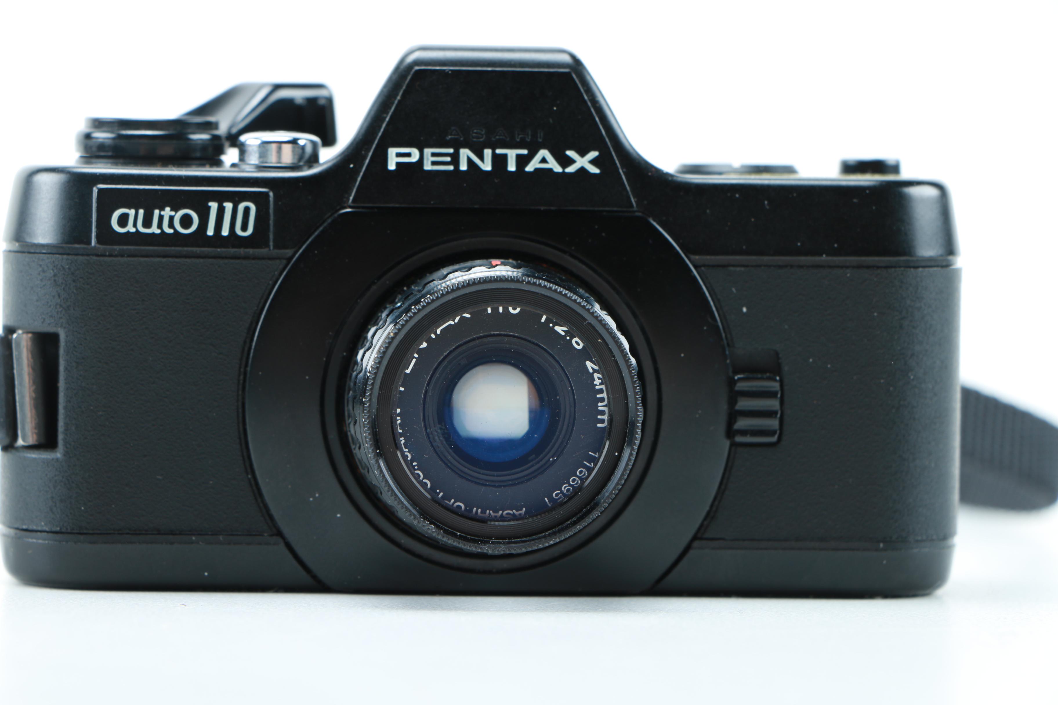 Vintage Cameras and Accessories Including Pentax Auto 110 Miniature SLR
