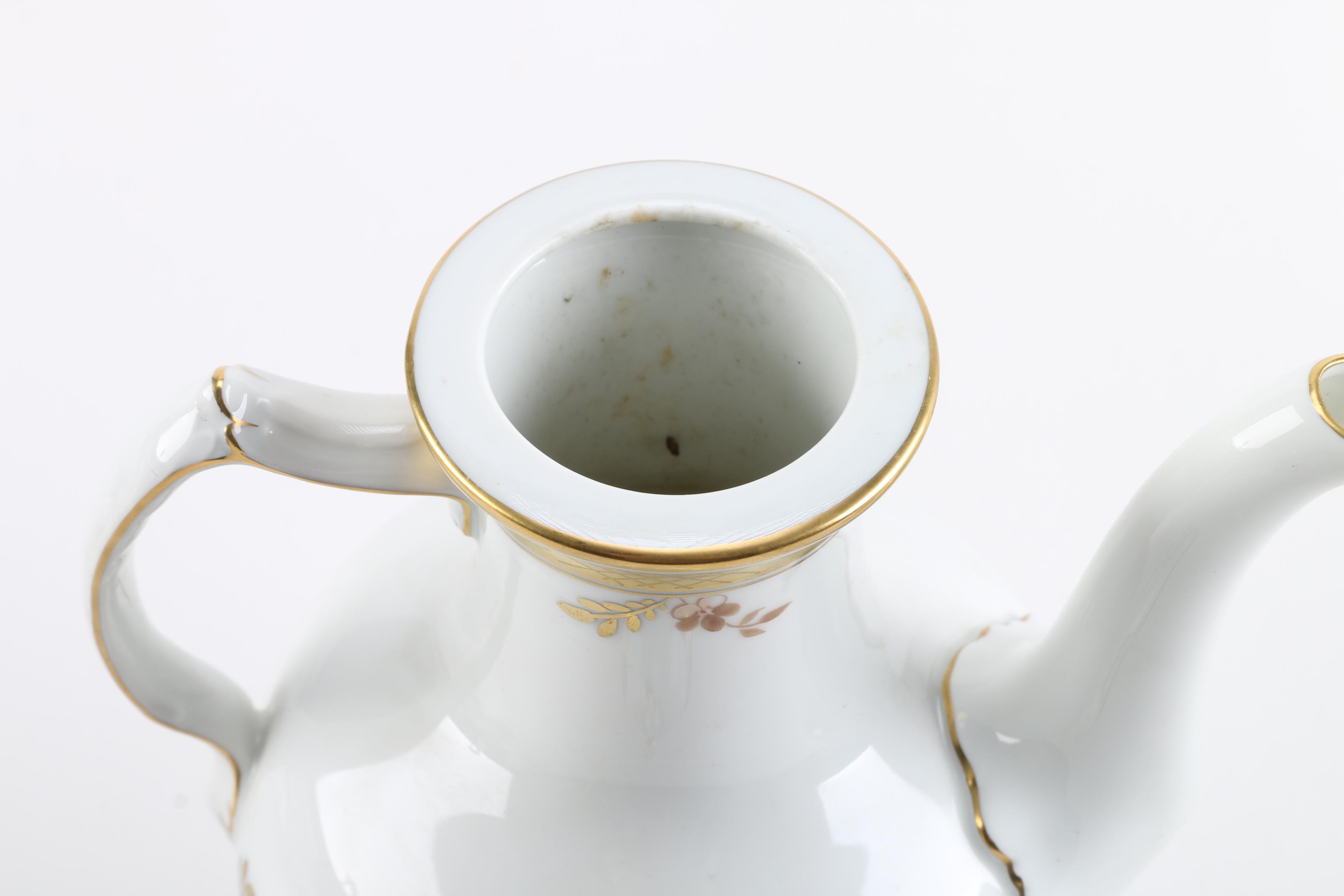 Royal Copenhagen "Brown Rose" Coffee Set