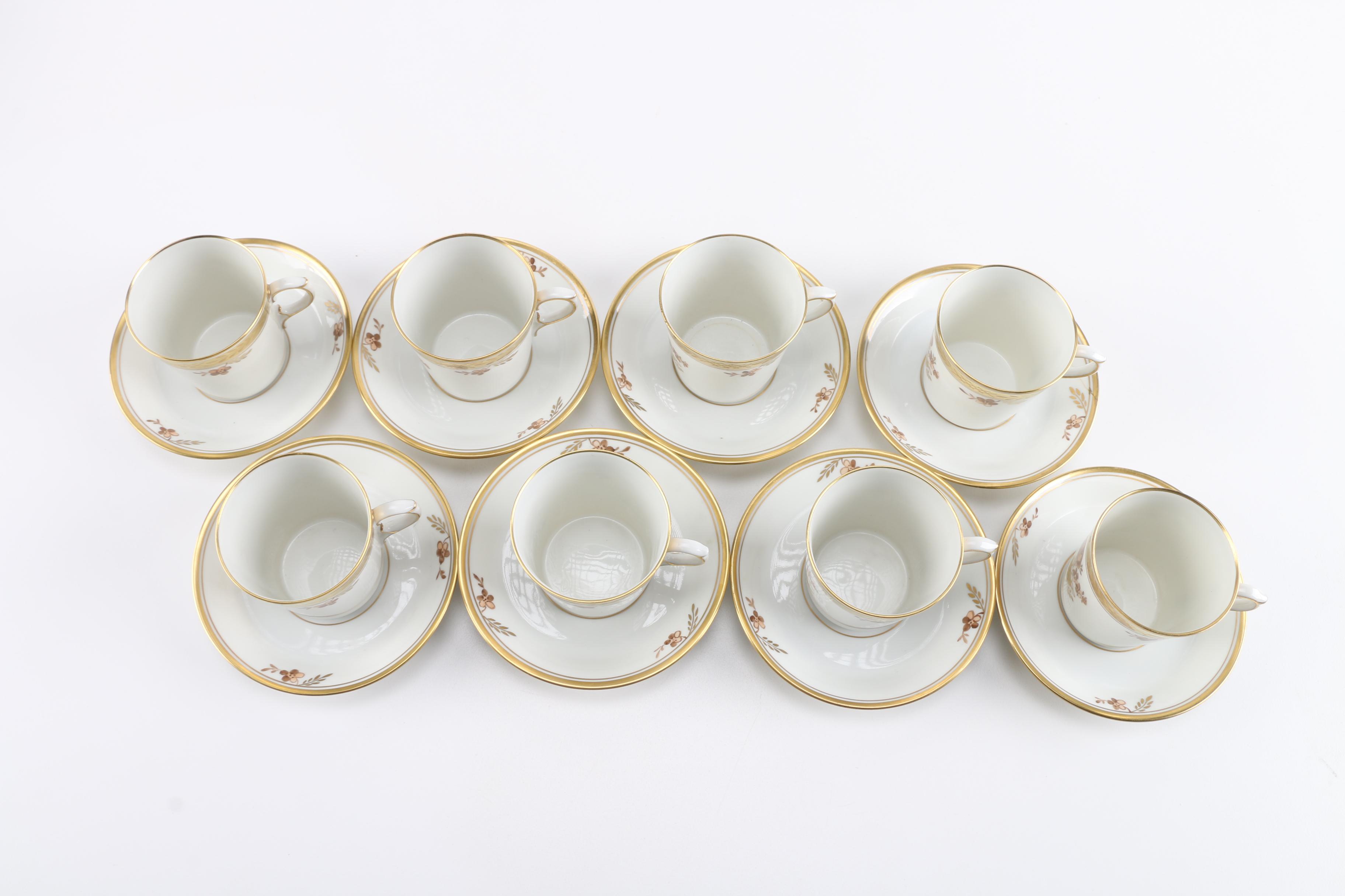Royal Copenhagen "Brown Rose" Coffee Set