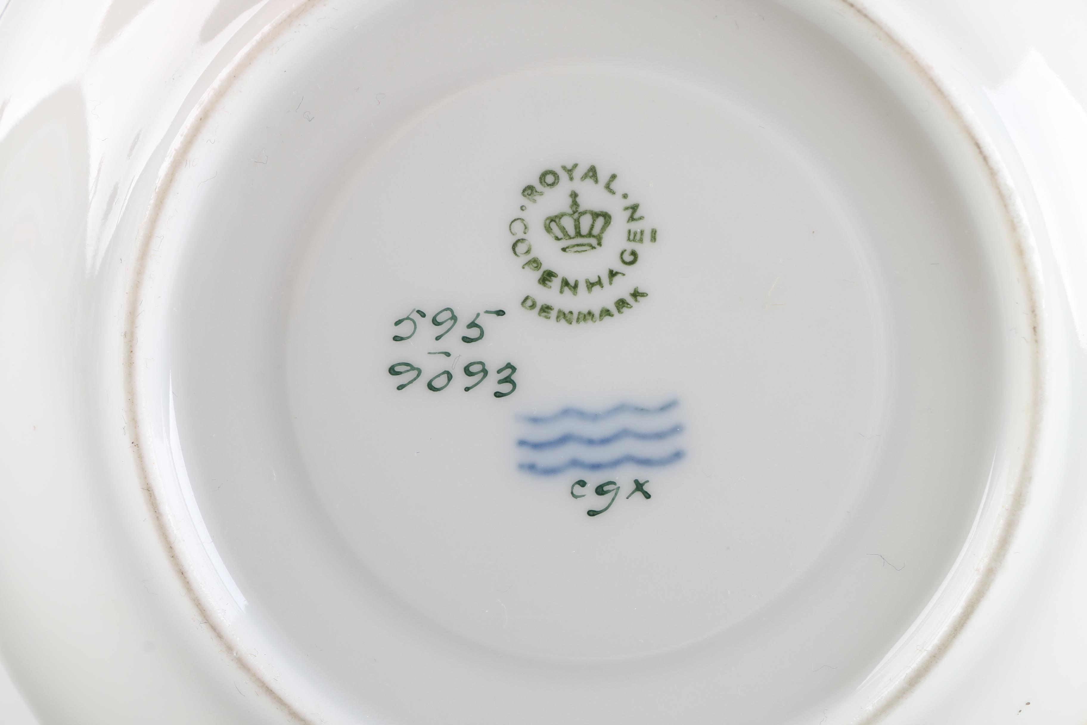 Royal Copenhagen "Brown Rose" Coffee Set