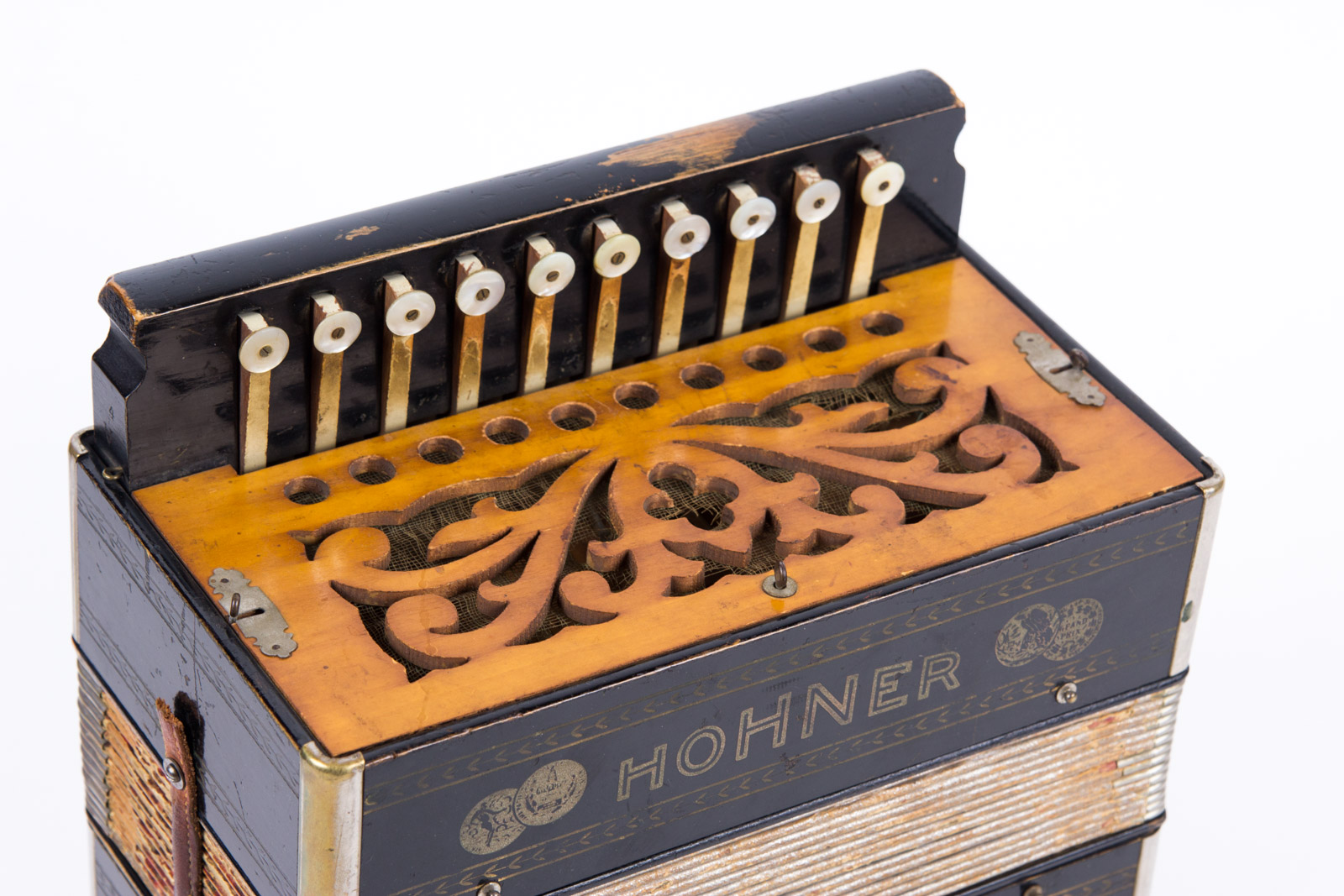 Antique to Vintage M. Hohner German Squeeze Box Accordion