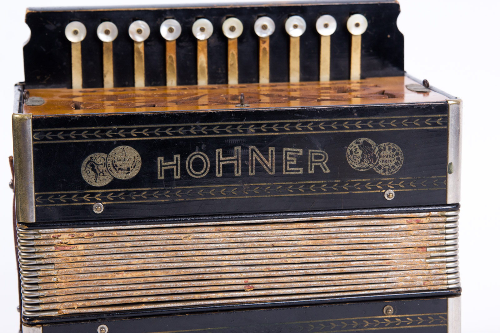 Antique to Vintage M. Hohner German Squeeze Box Accordion