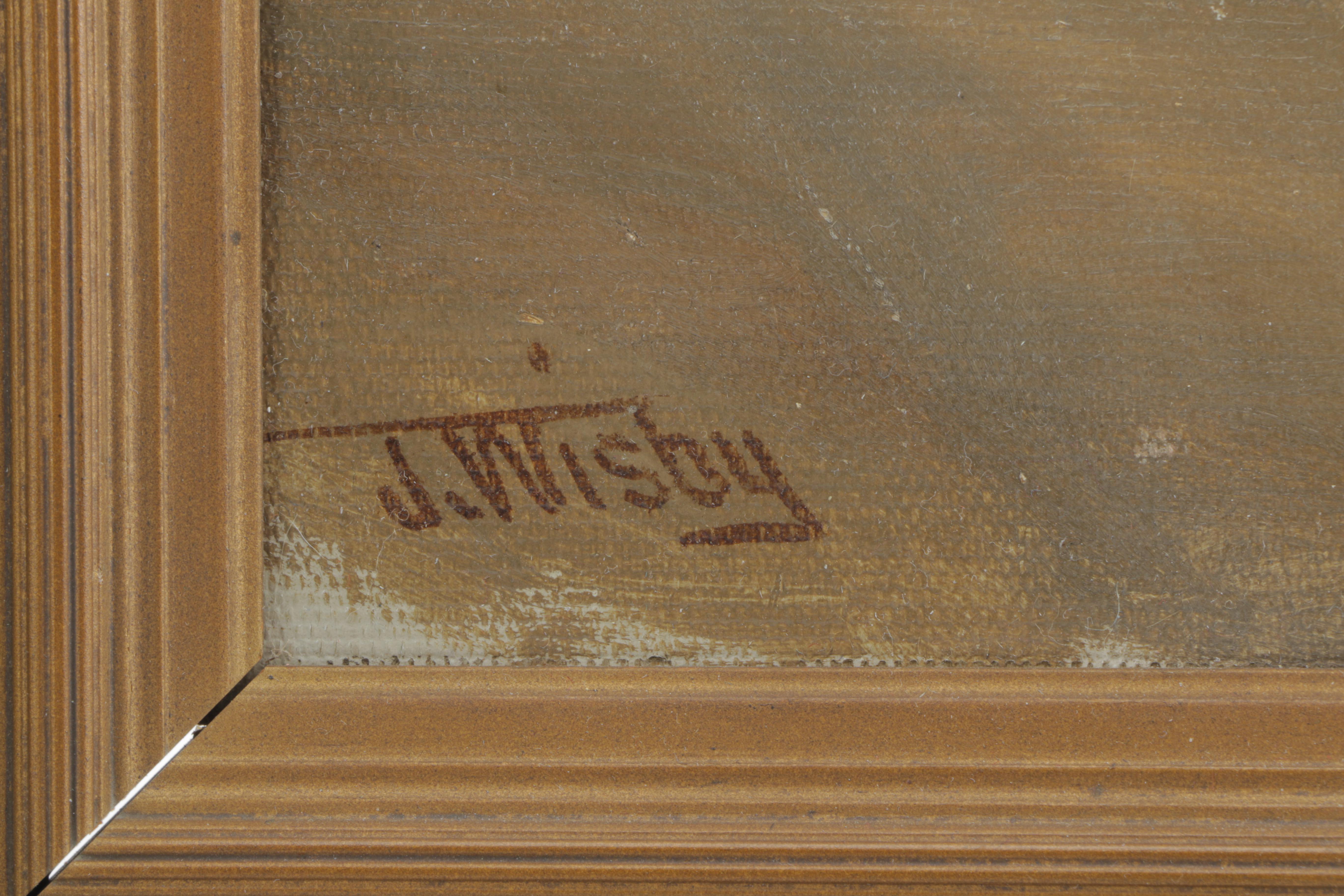 Jack Wisby Oil Painting on Board "California Landscape"