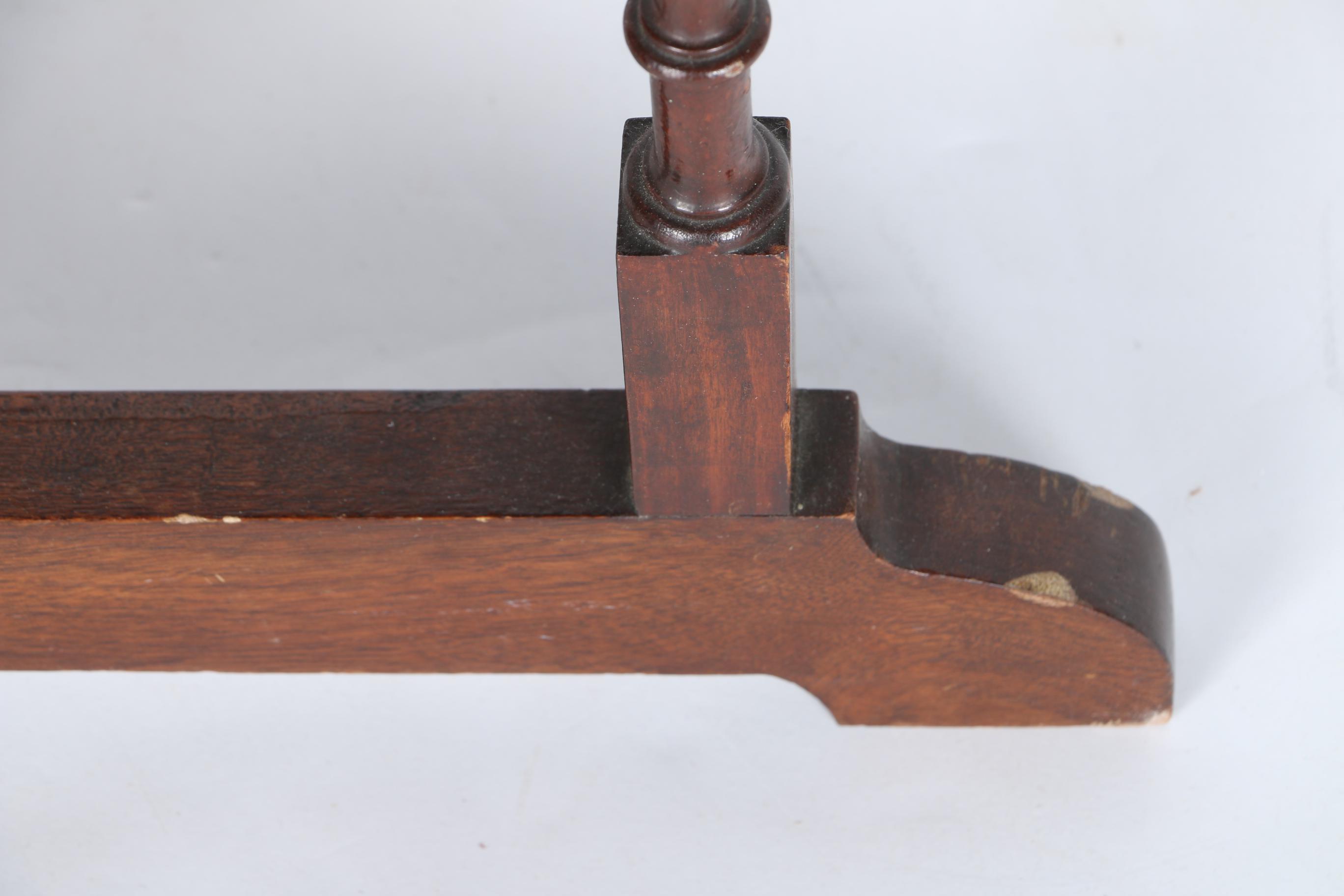 Mahogany Trestle Side Table