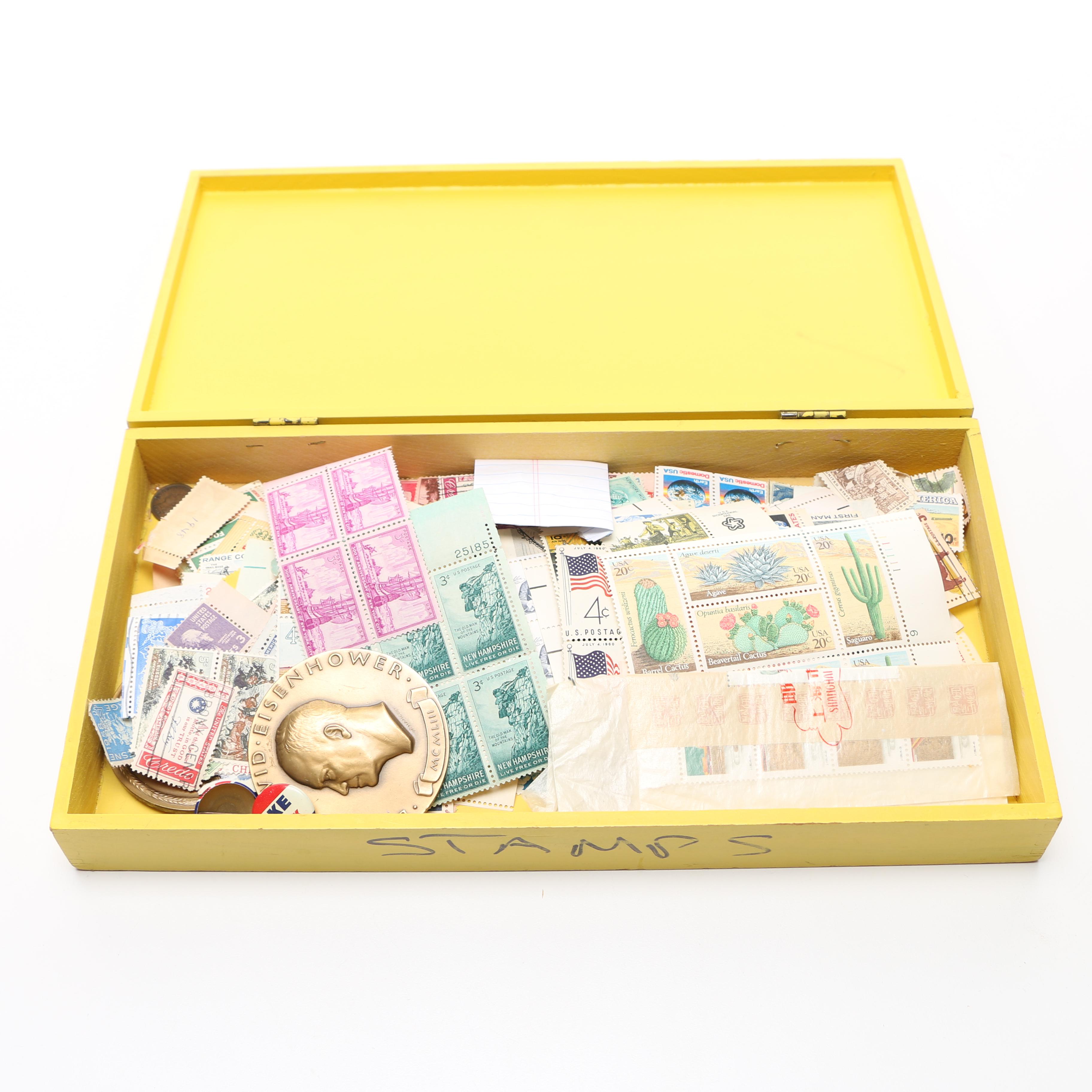 Stamps Including "Rise of the Spirit of Independence"