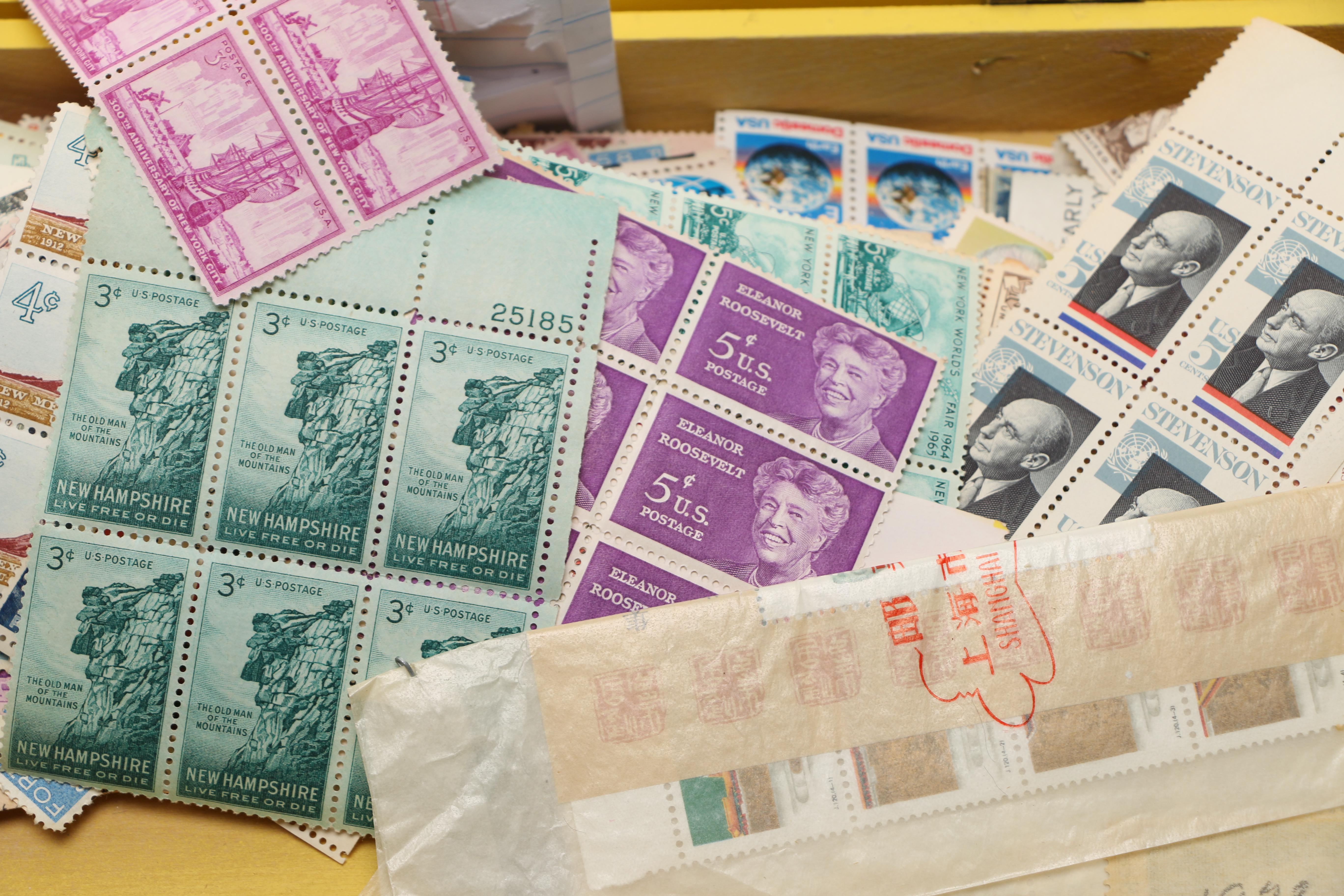 Stamps Including "Rise of the Spirit of Independence"