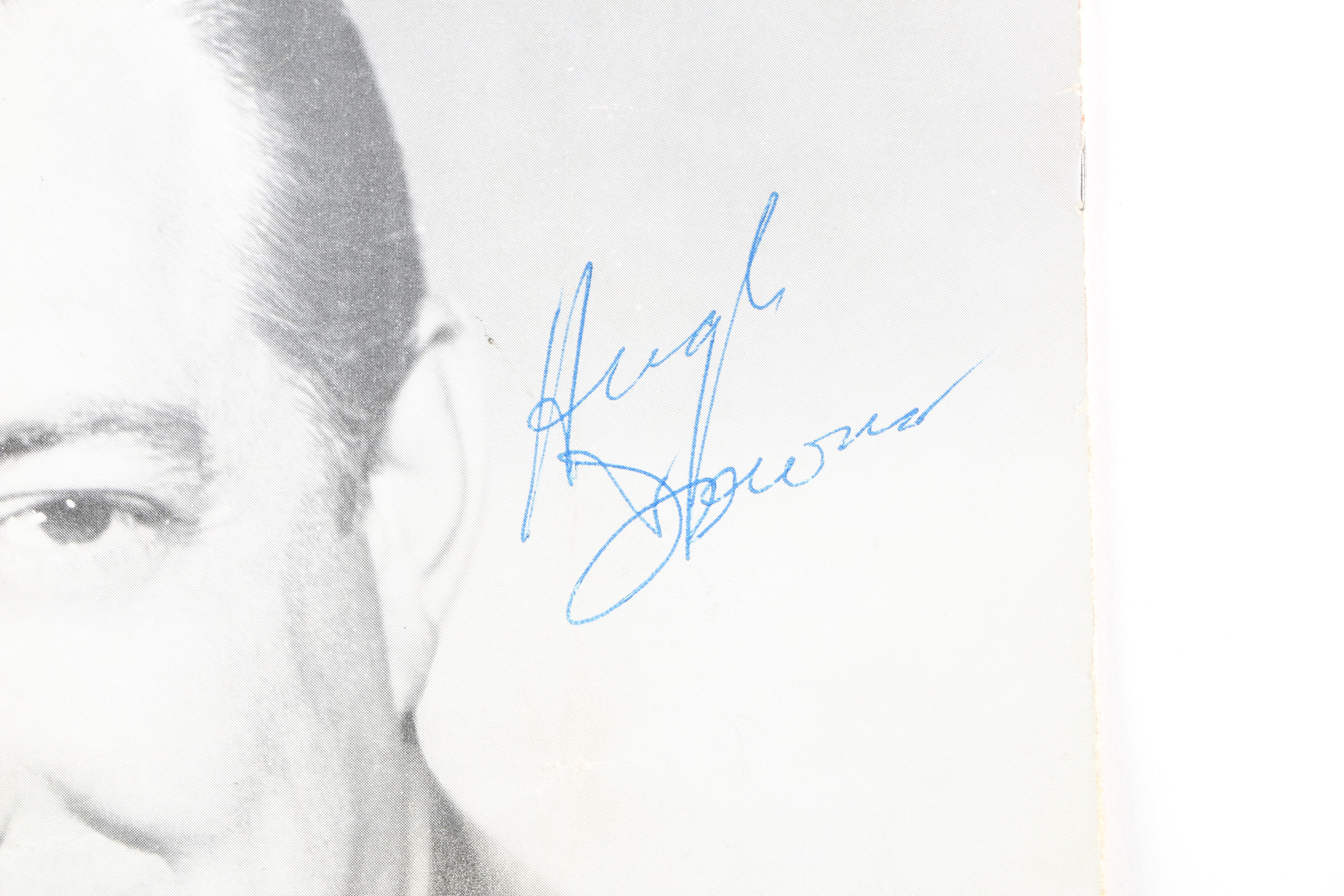 Vintage Autographed Playbills of Zsa Zsa Gabor and Hugh Downs