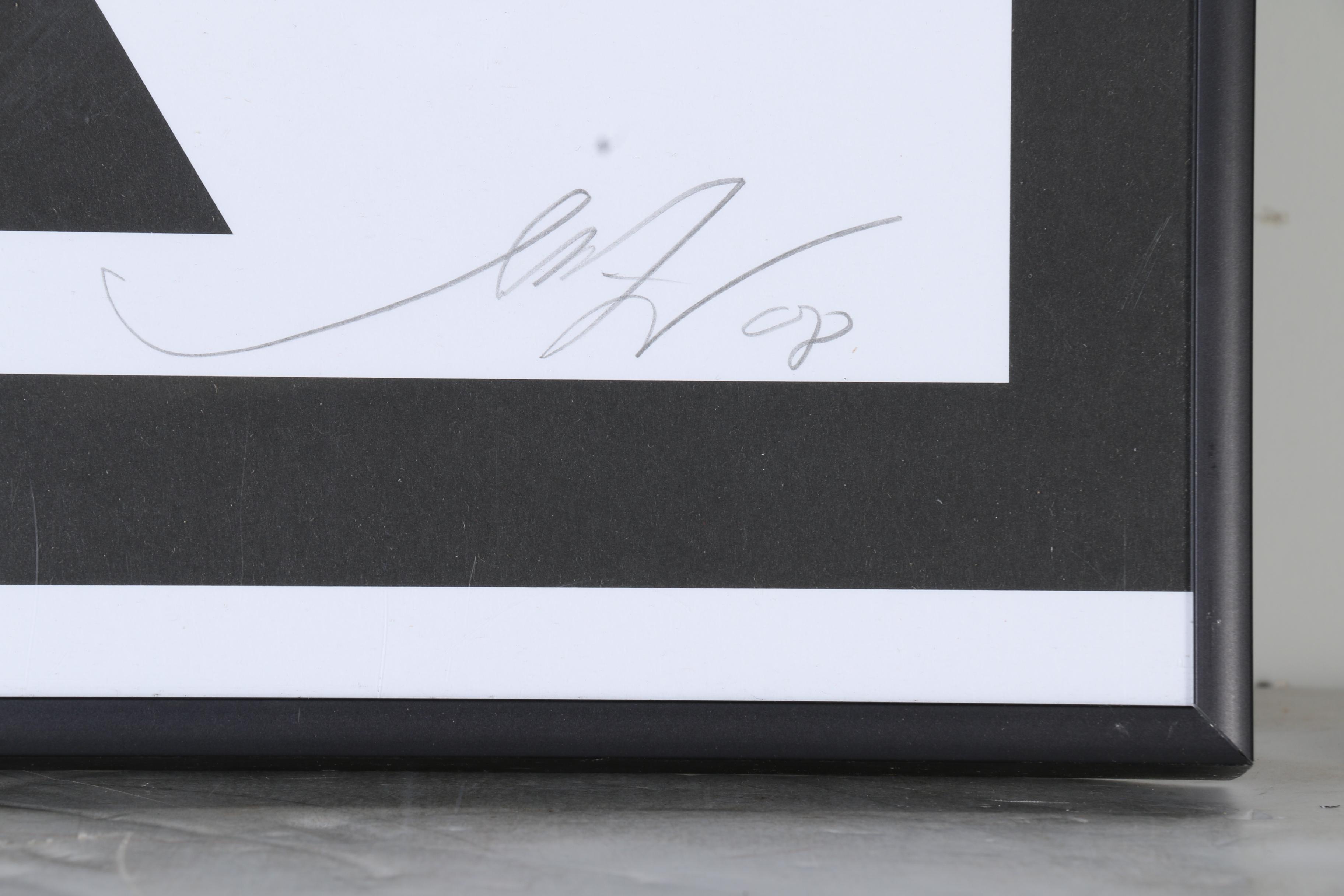 Signed Shepard Fairey Lithographic Prints "Obey 3-Face"