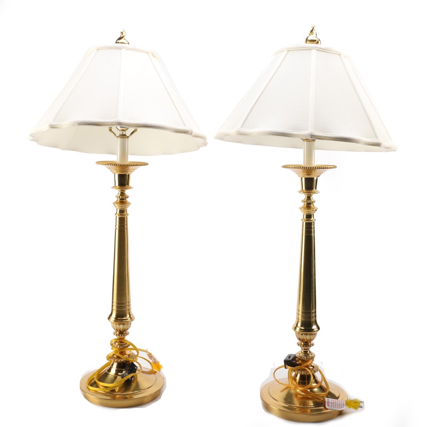 Gold Tone Table Lamps