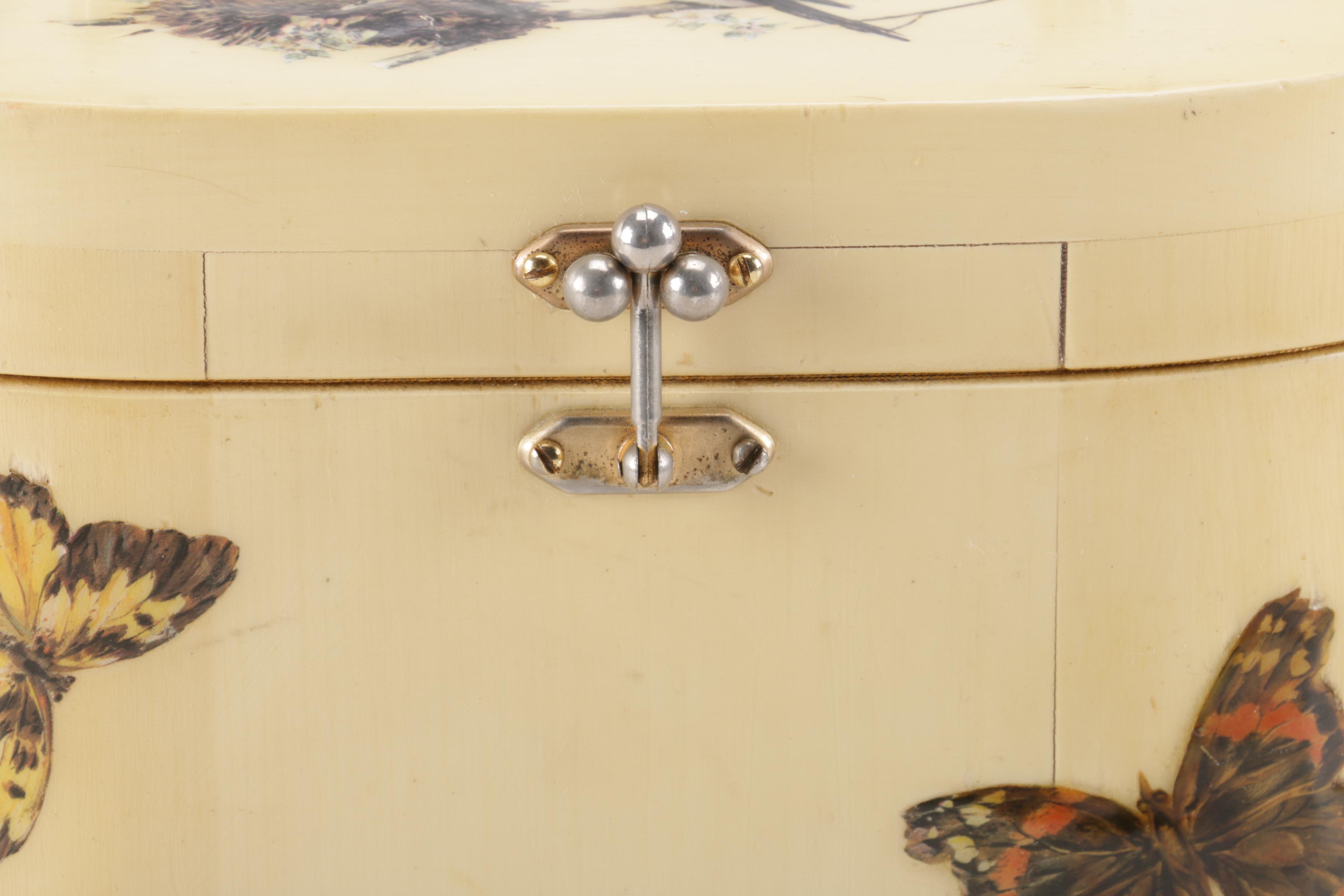 Wooden Butterfly and Robin Purse