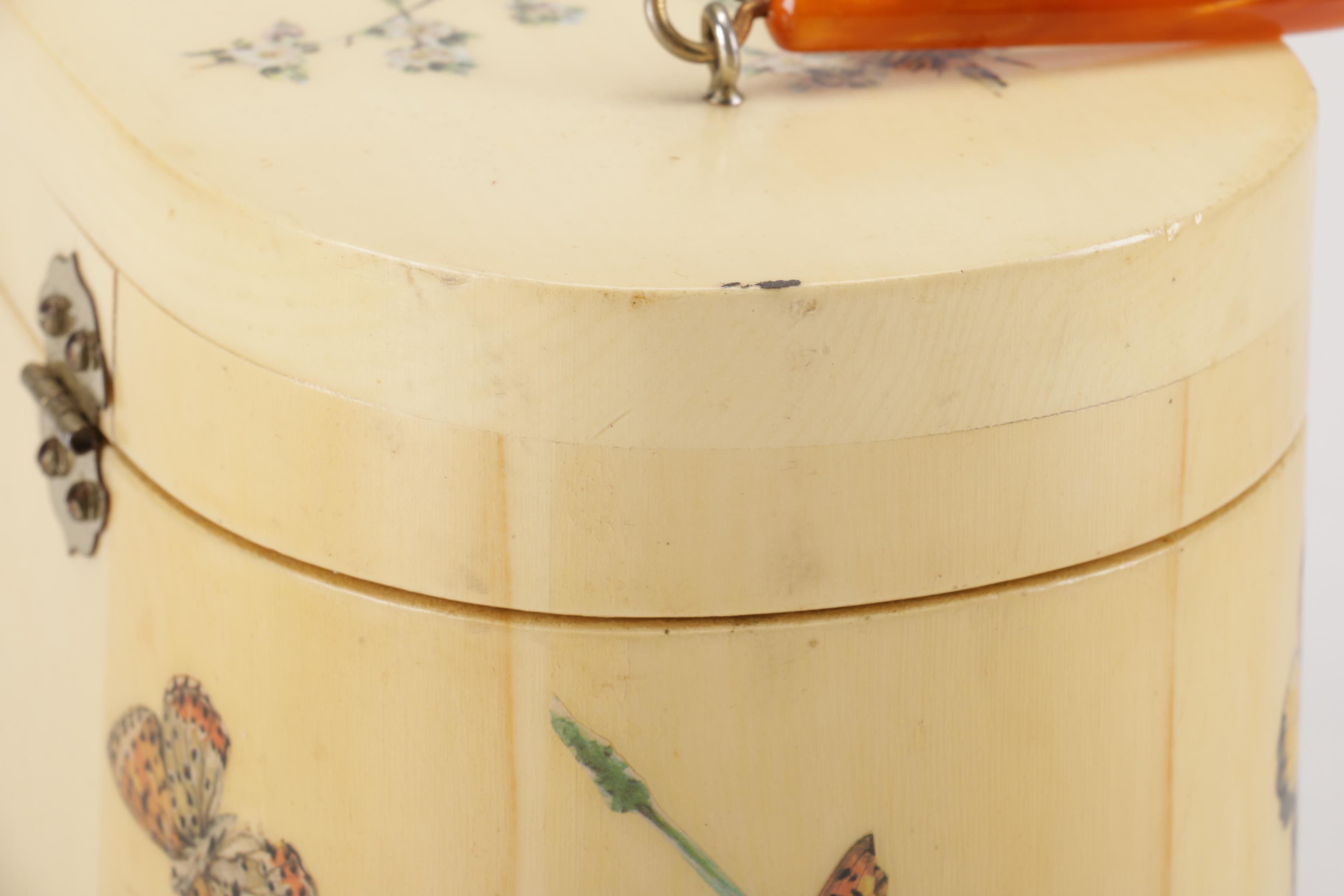 Wooden Butterfly and Robin Purse