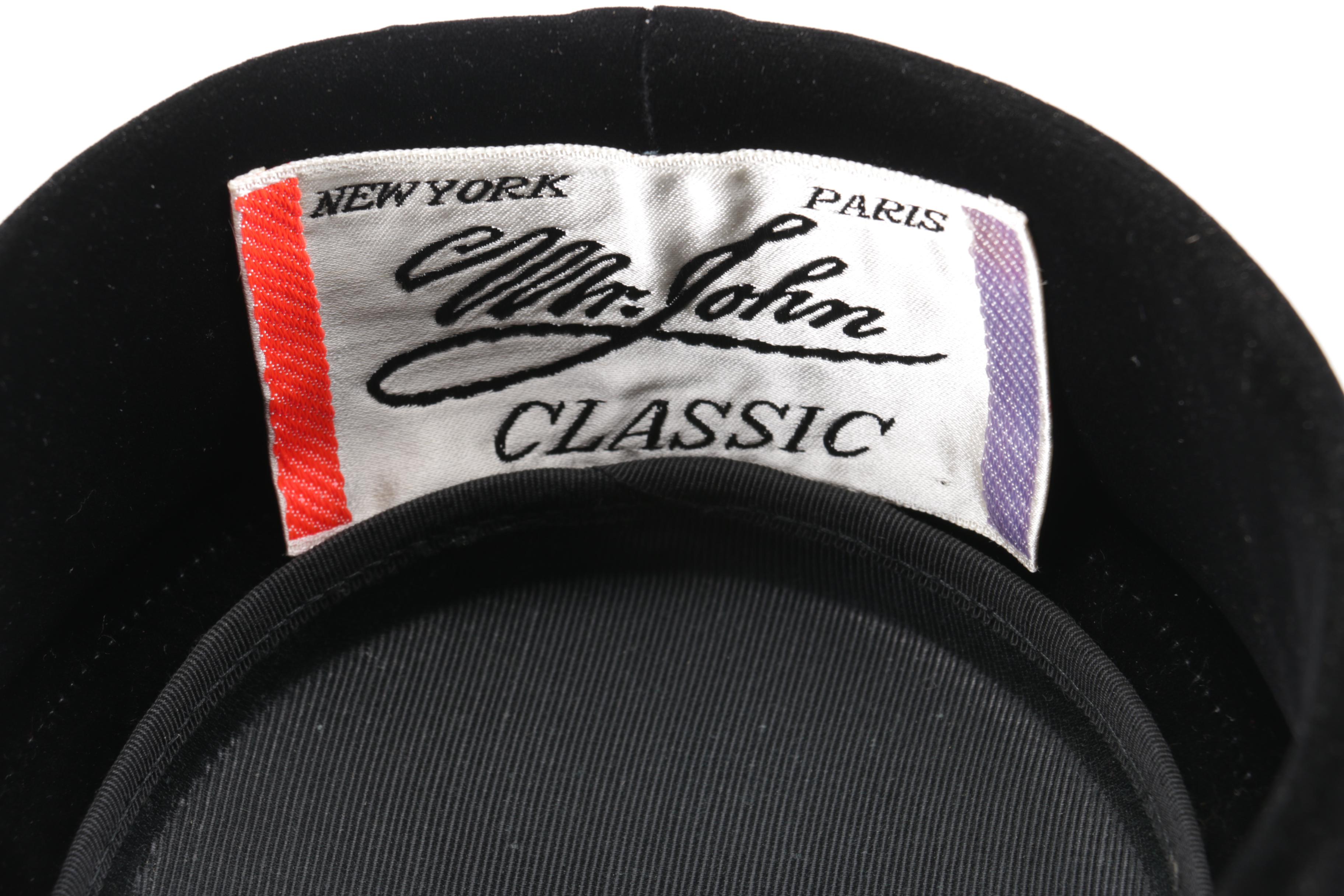 Mr. John Classic Vintage Velvet Pillbox Hat