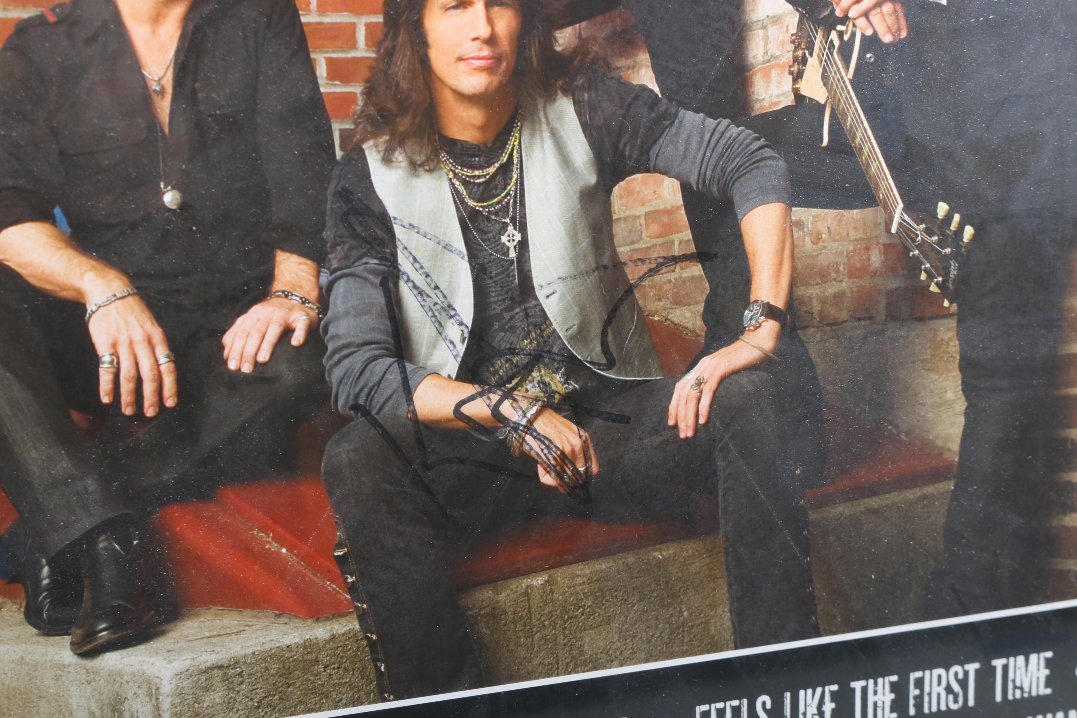 Signed Foreigner Poster and Bruce Hornsby Record