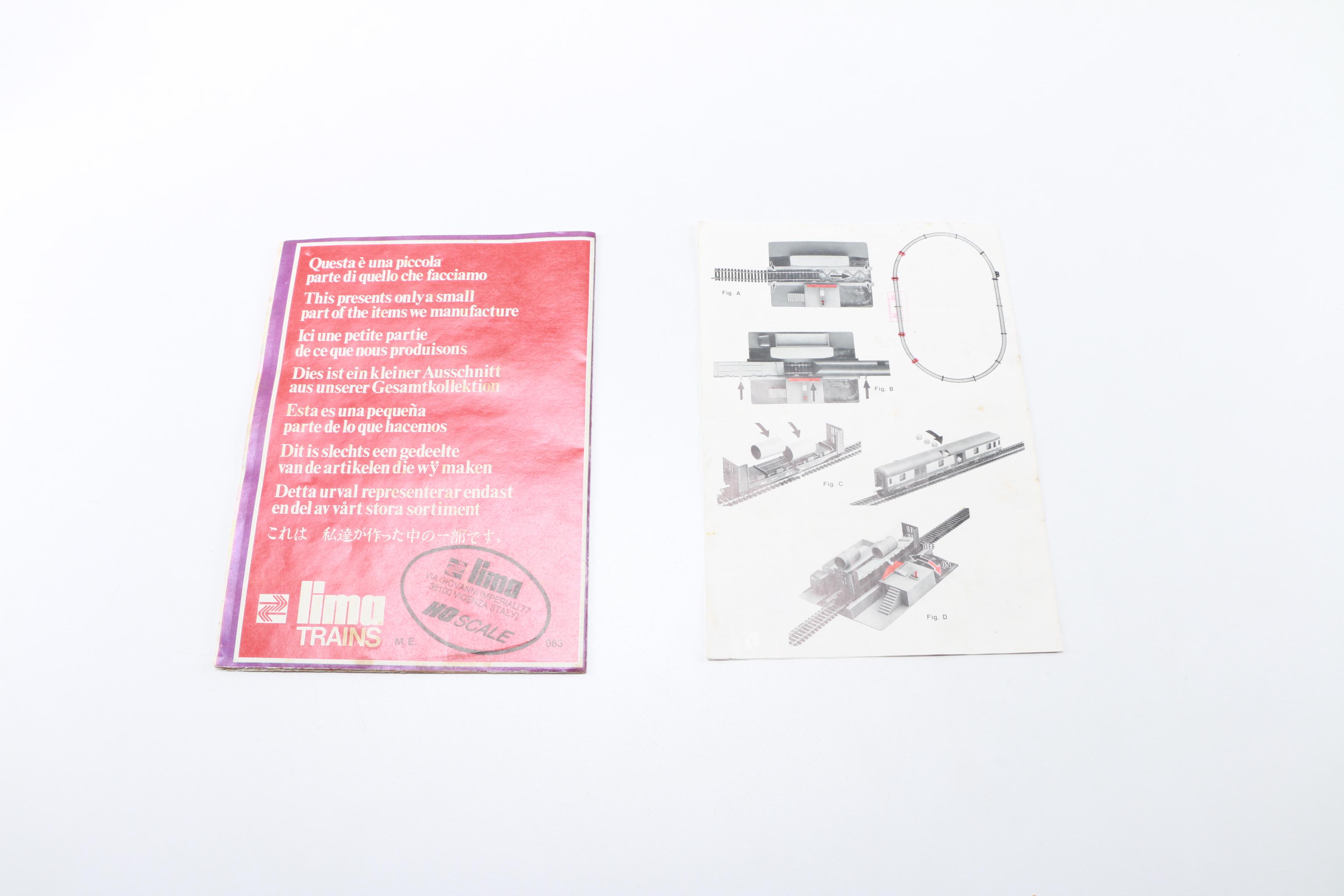 Vintage Lima Train Set and Accessories