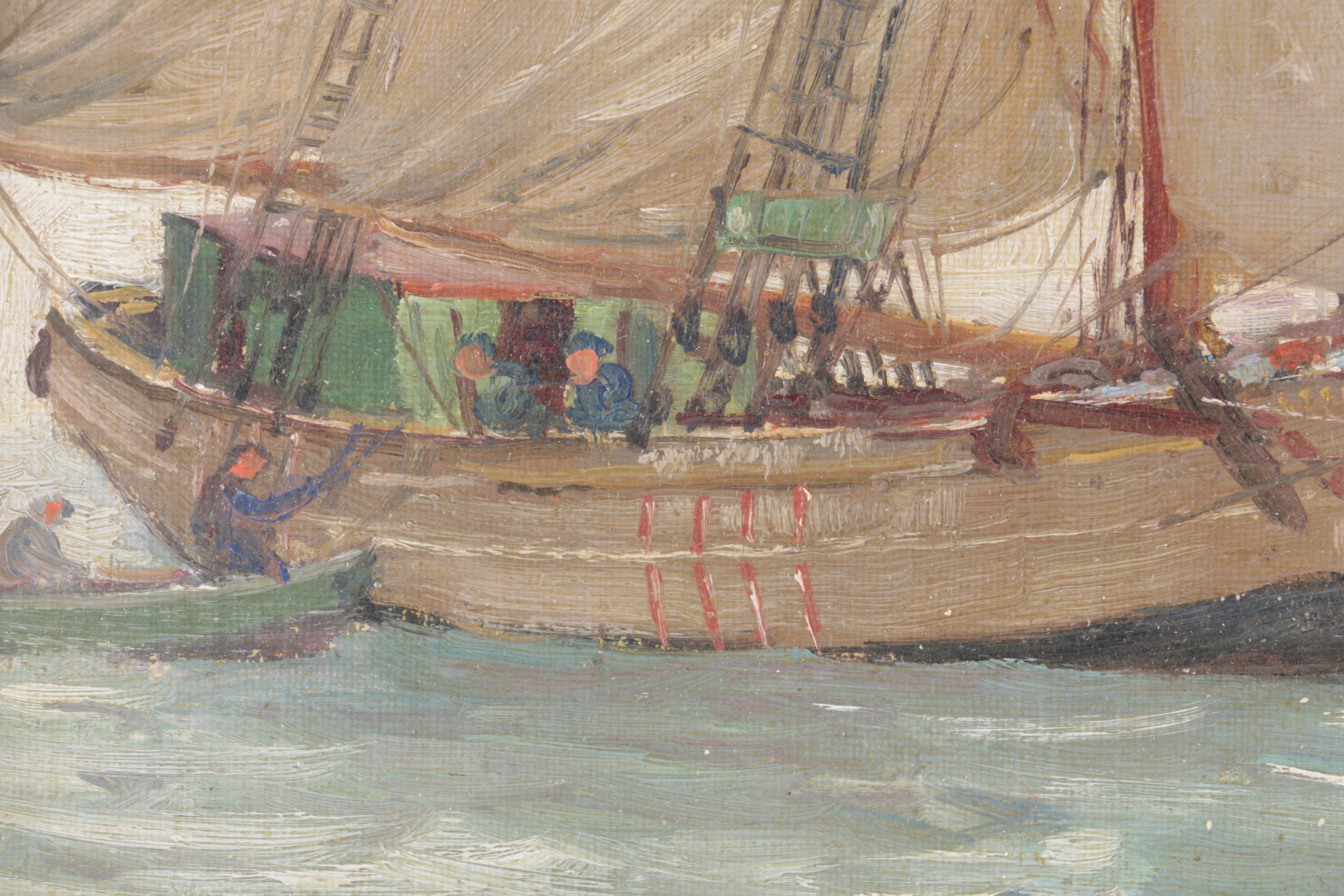 Andrew Black Signed Oil On Panel "Calm Weather"