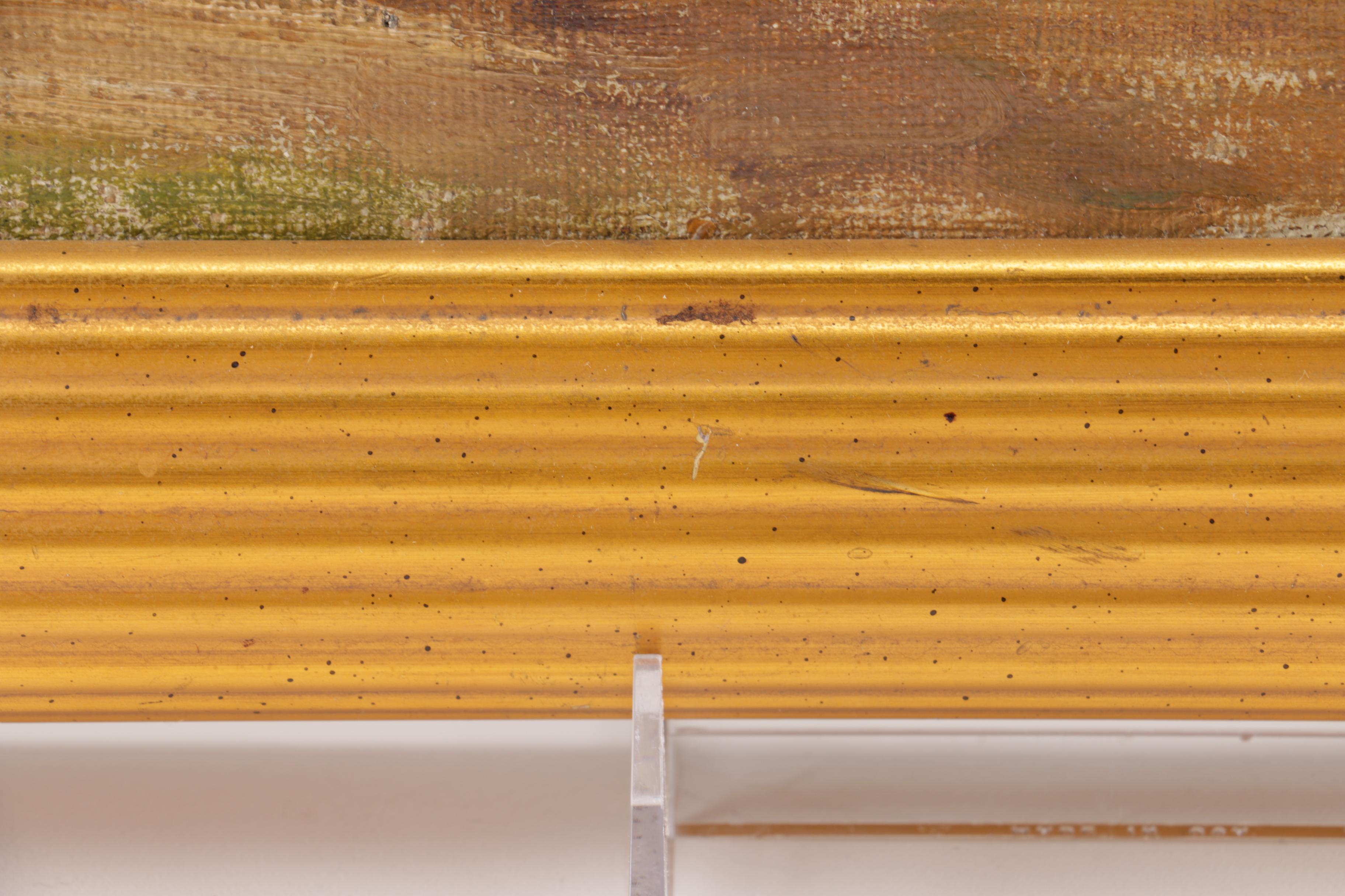 Sarah C. Parke Oil on Canvas "Edge Of Woods"