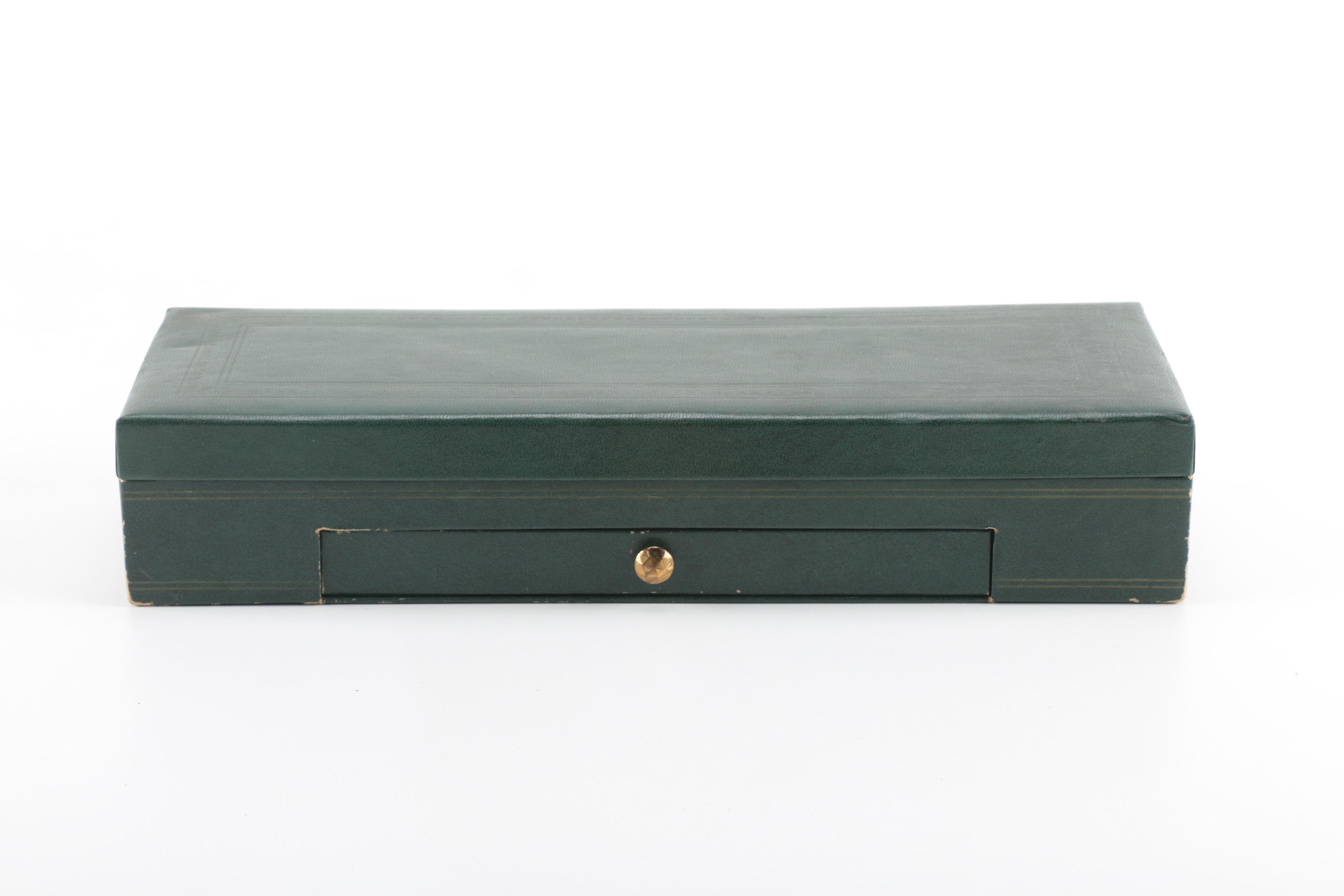 Vintage Sheffield Carving Set With Resin Handles