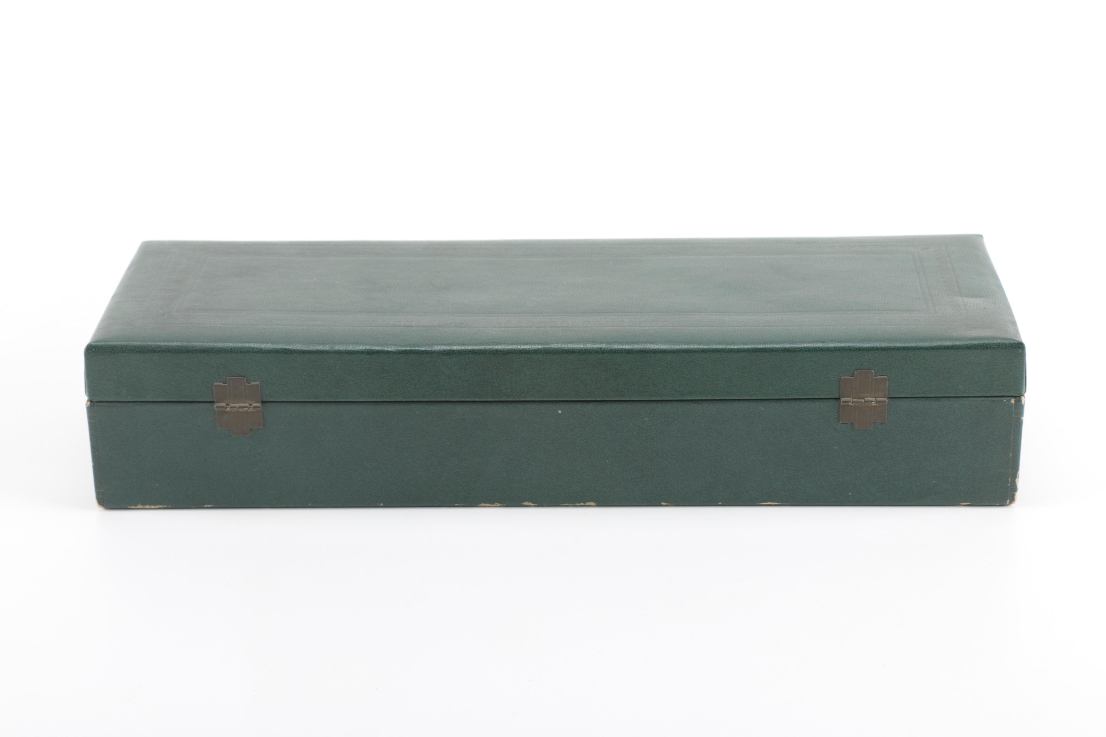 Vintage Sheffield Carving Set With Resin Handles