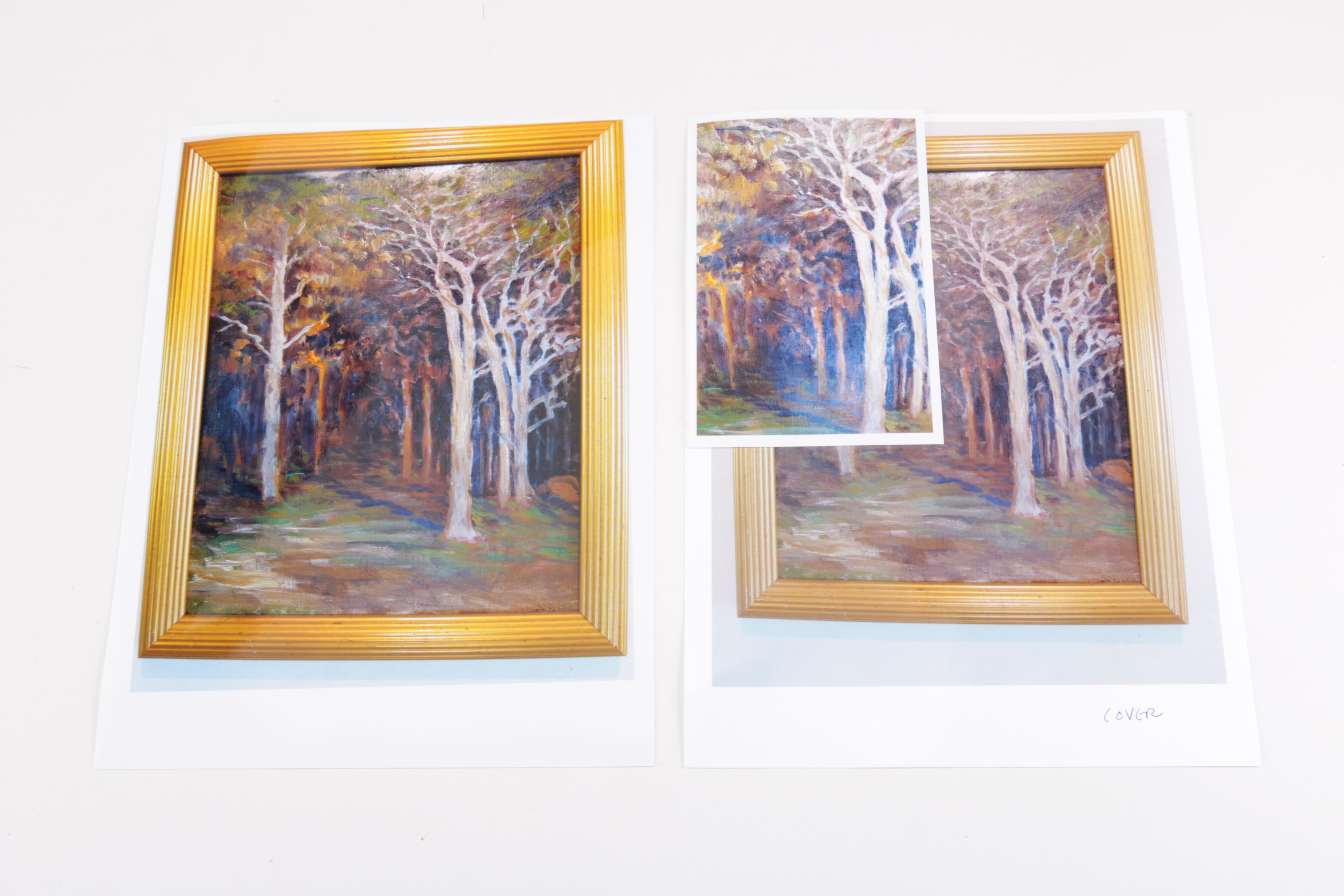 Sarah C. Parke Oil on Canvas "Edge Of Woods"