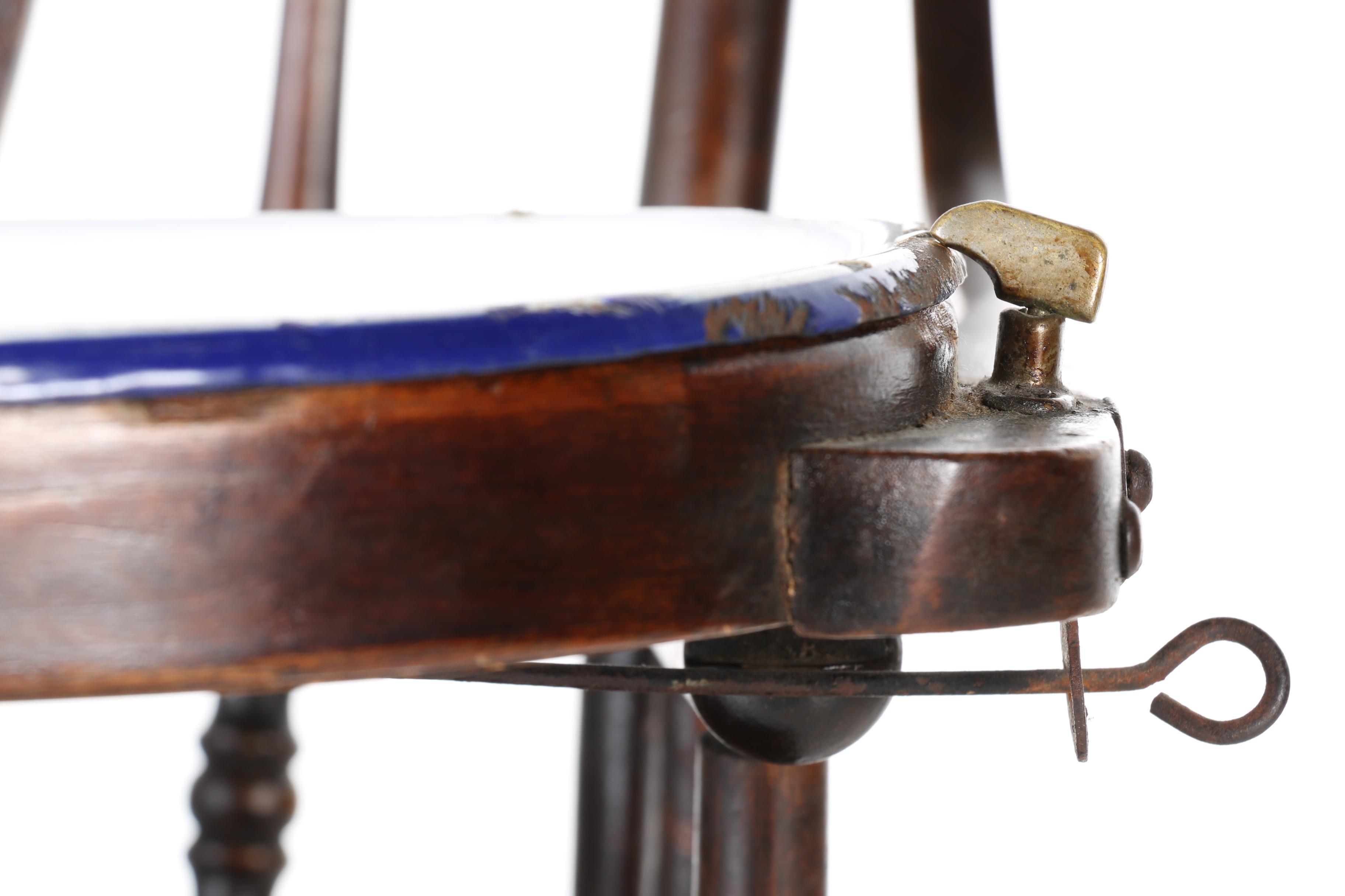 Vintage Walnut Windsor Style Highchair